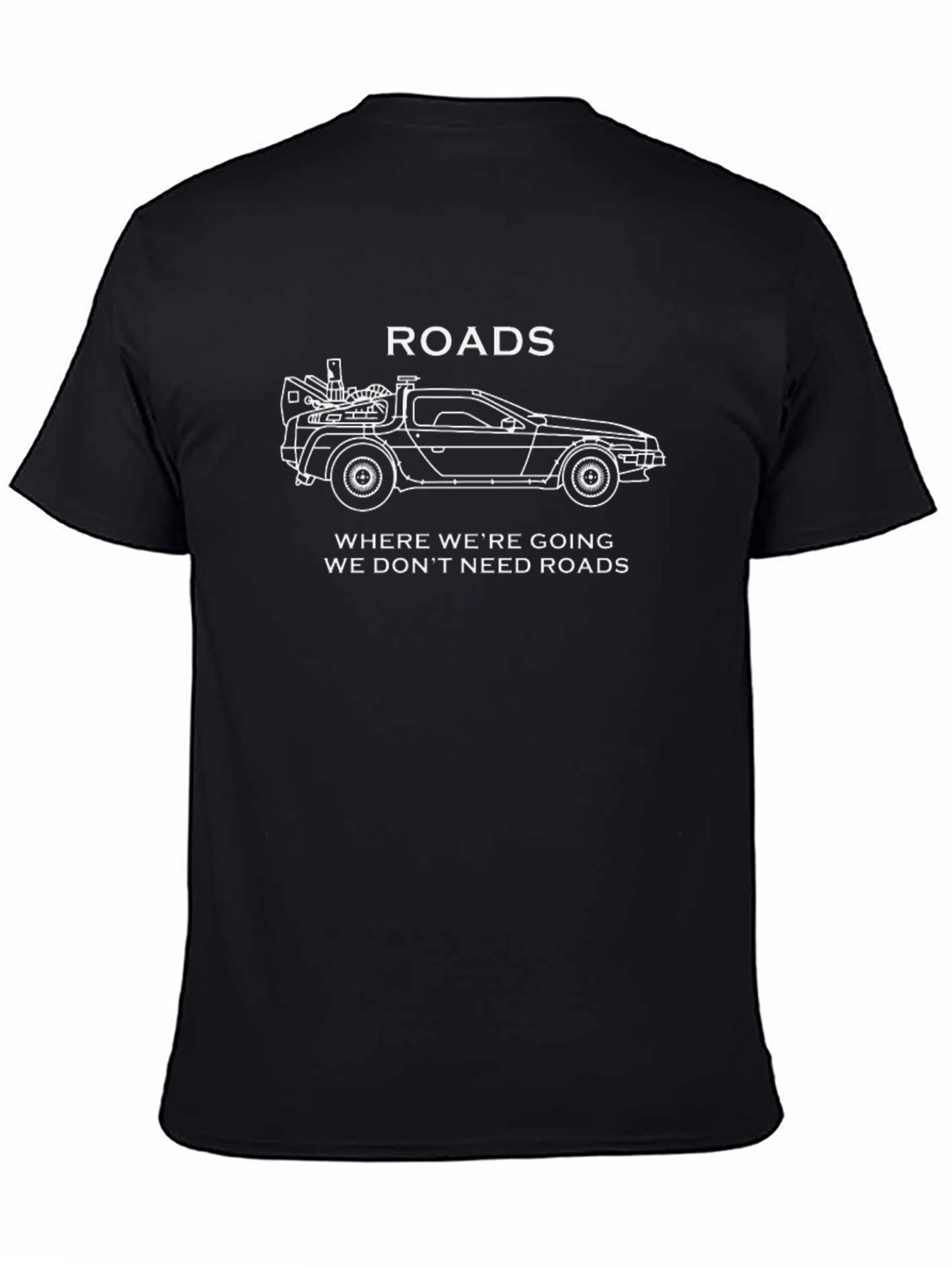 Back to the Future Roads Graphic T-Shirt