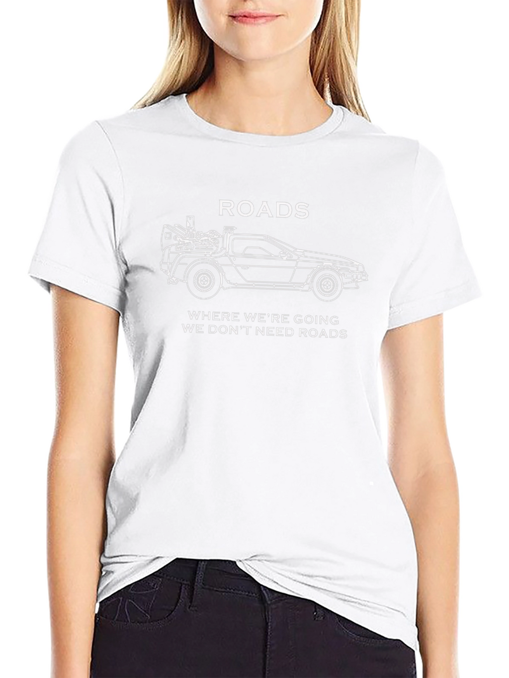 Back to the Future Roads Graphic T-Shirt