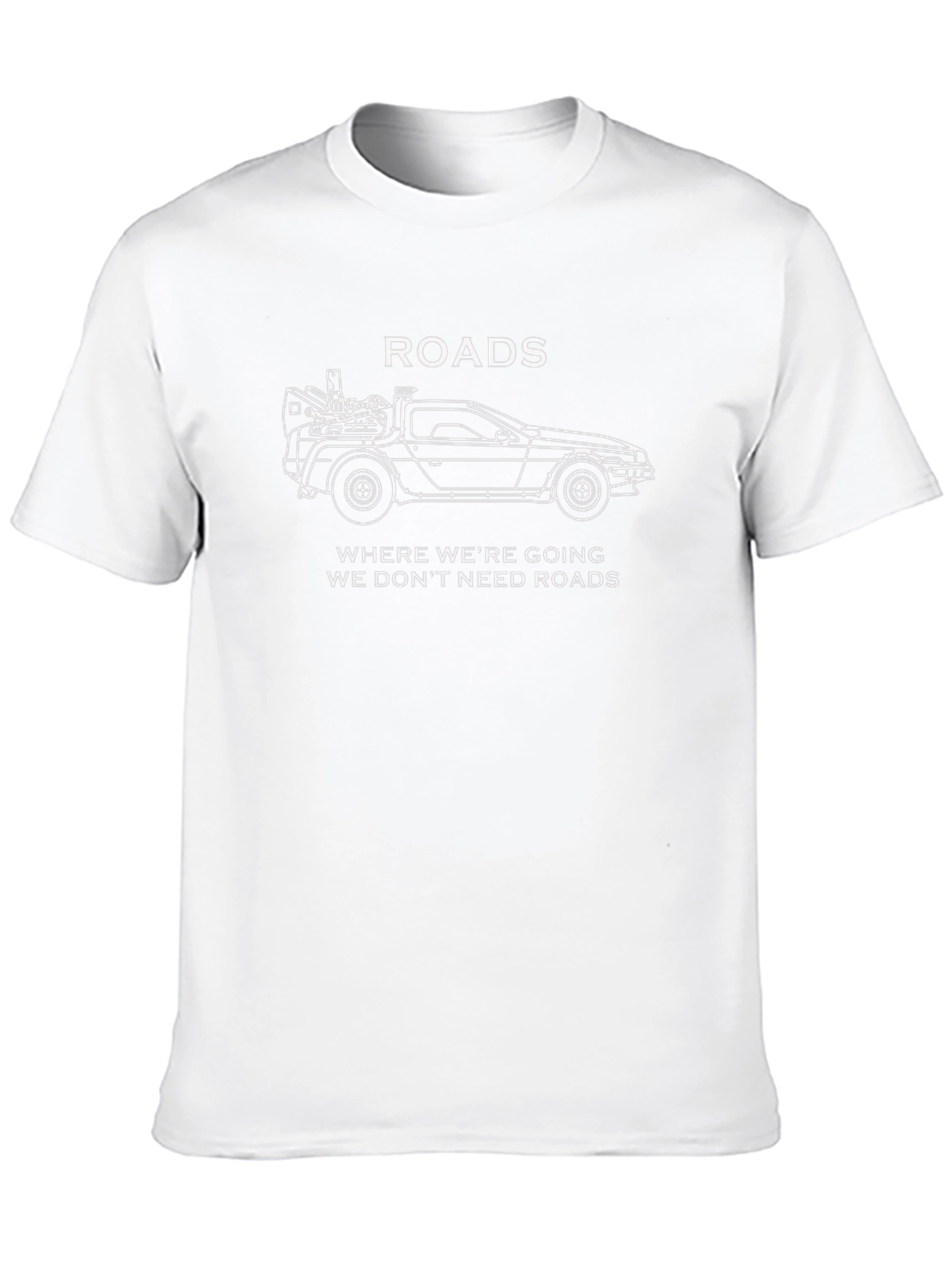 Back to the Future Roads Graphic T-Shirt
