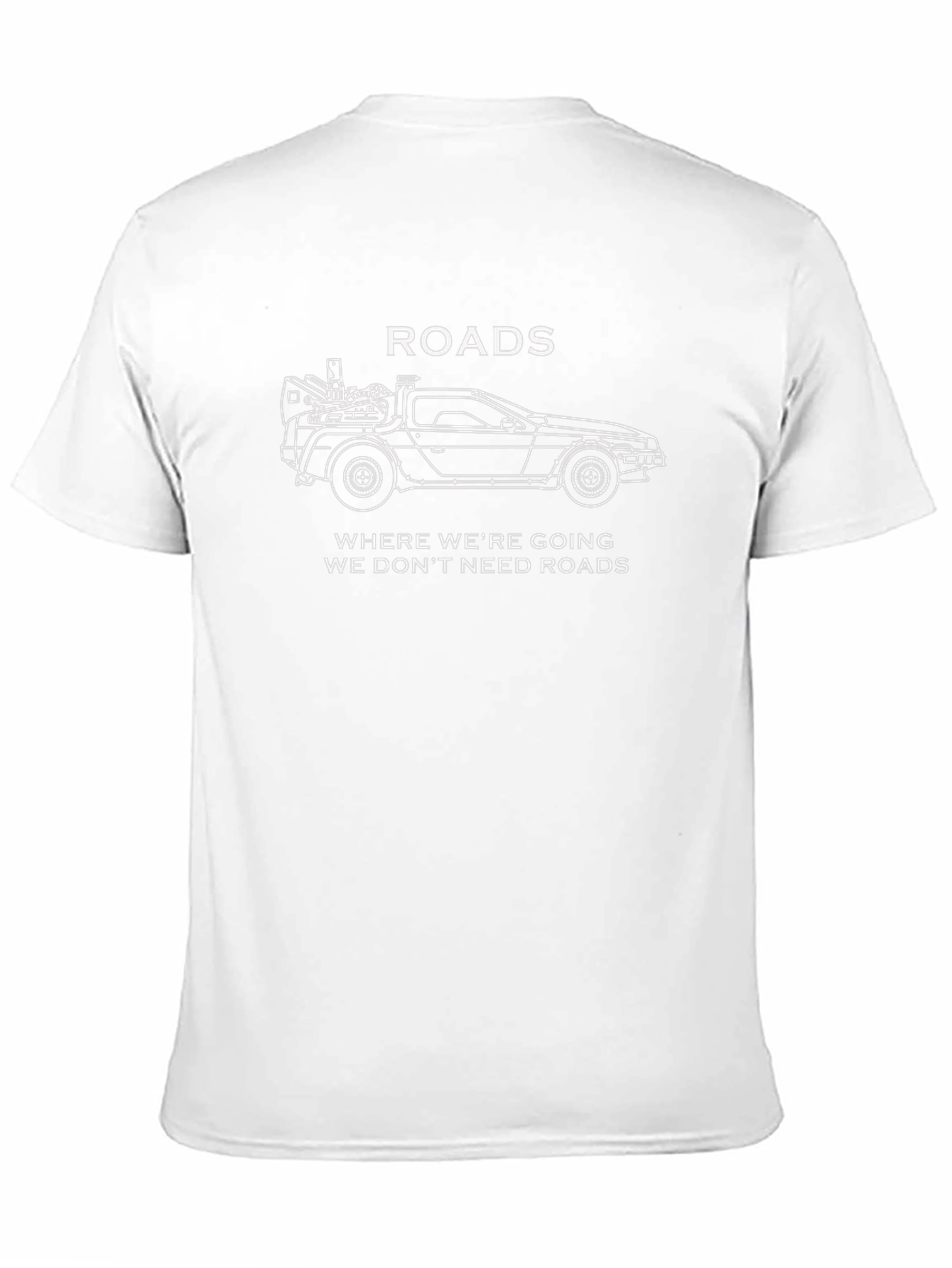 Back to the Future Roads Graphic T-Shirt