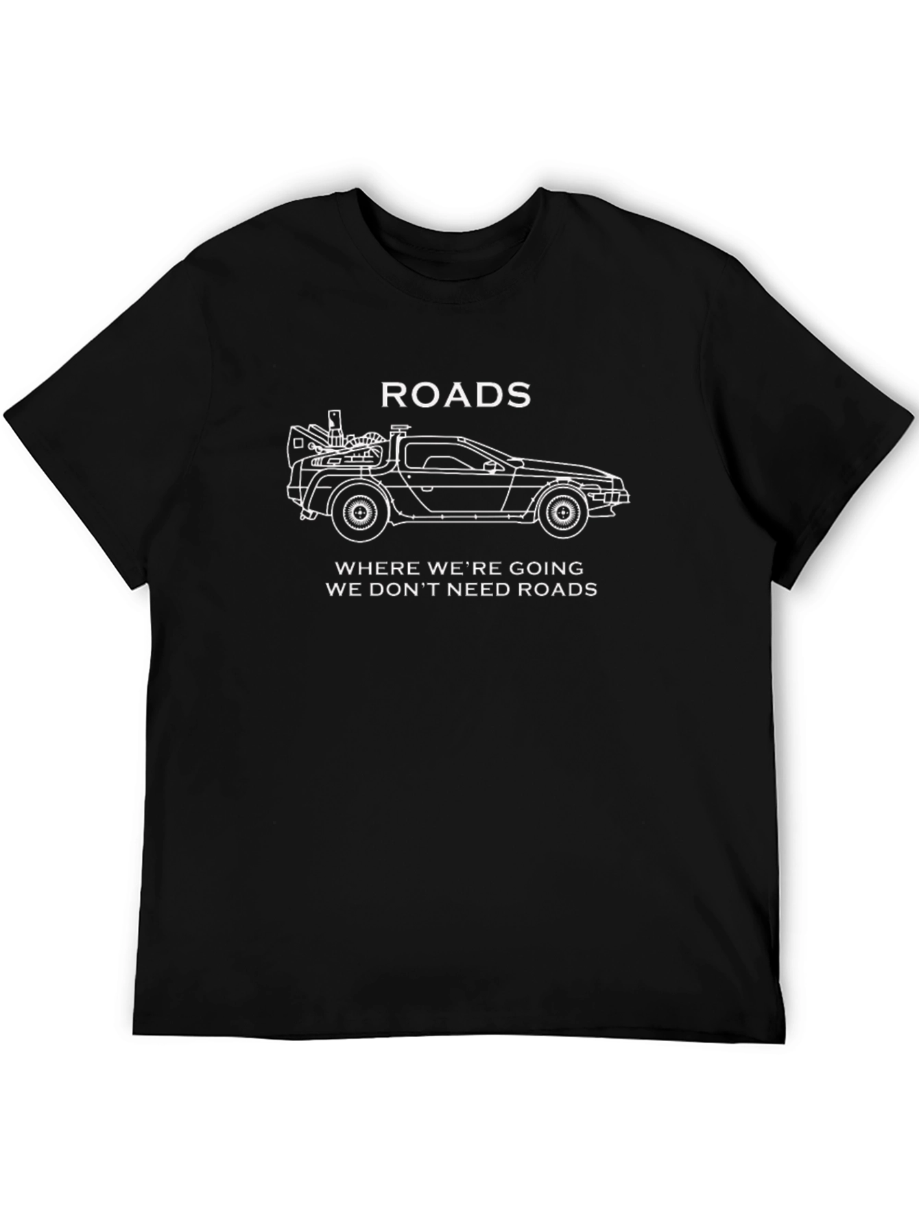 Back to the Future Roads Graphic T-Shirt