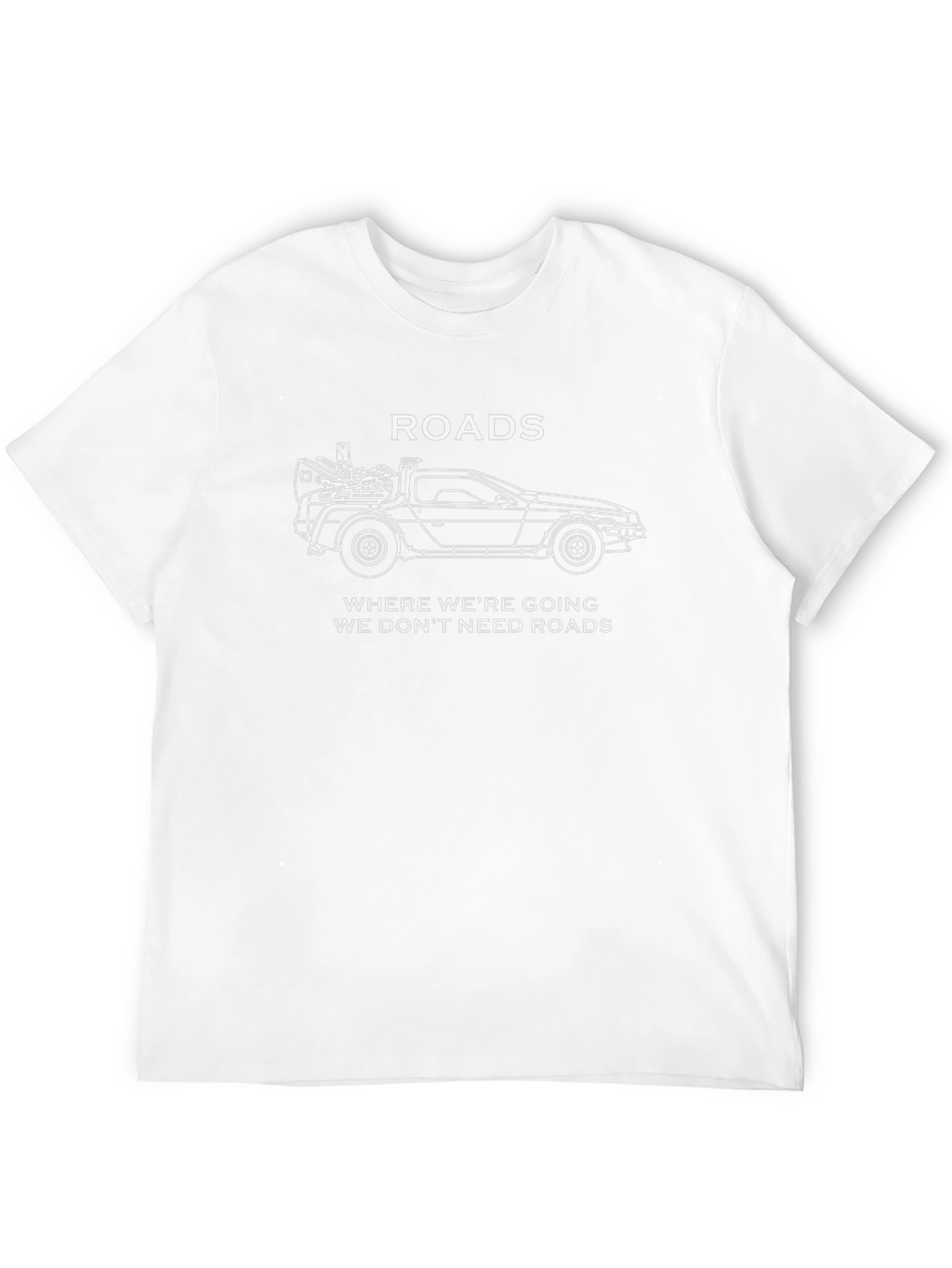 Back to the Future Roads Graphic T-Shirt
