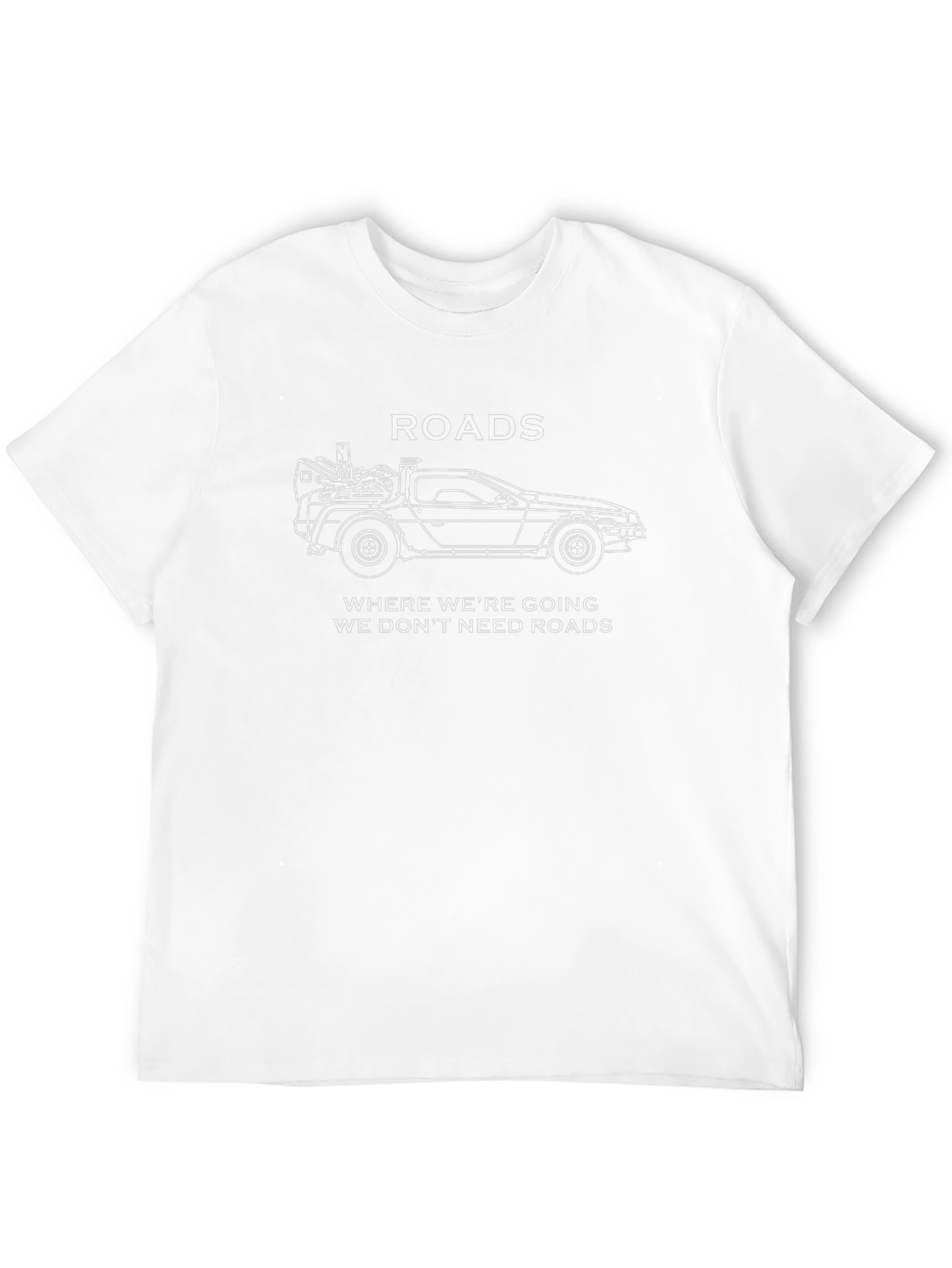 Back to the Future Roads Graphic T-Shirt