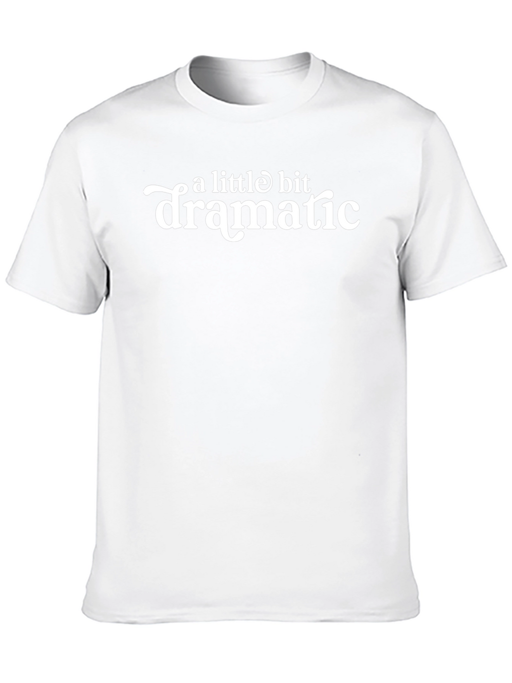 A Little Bit Dramatic Black Graphic Tee