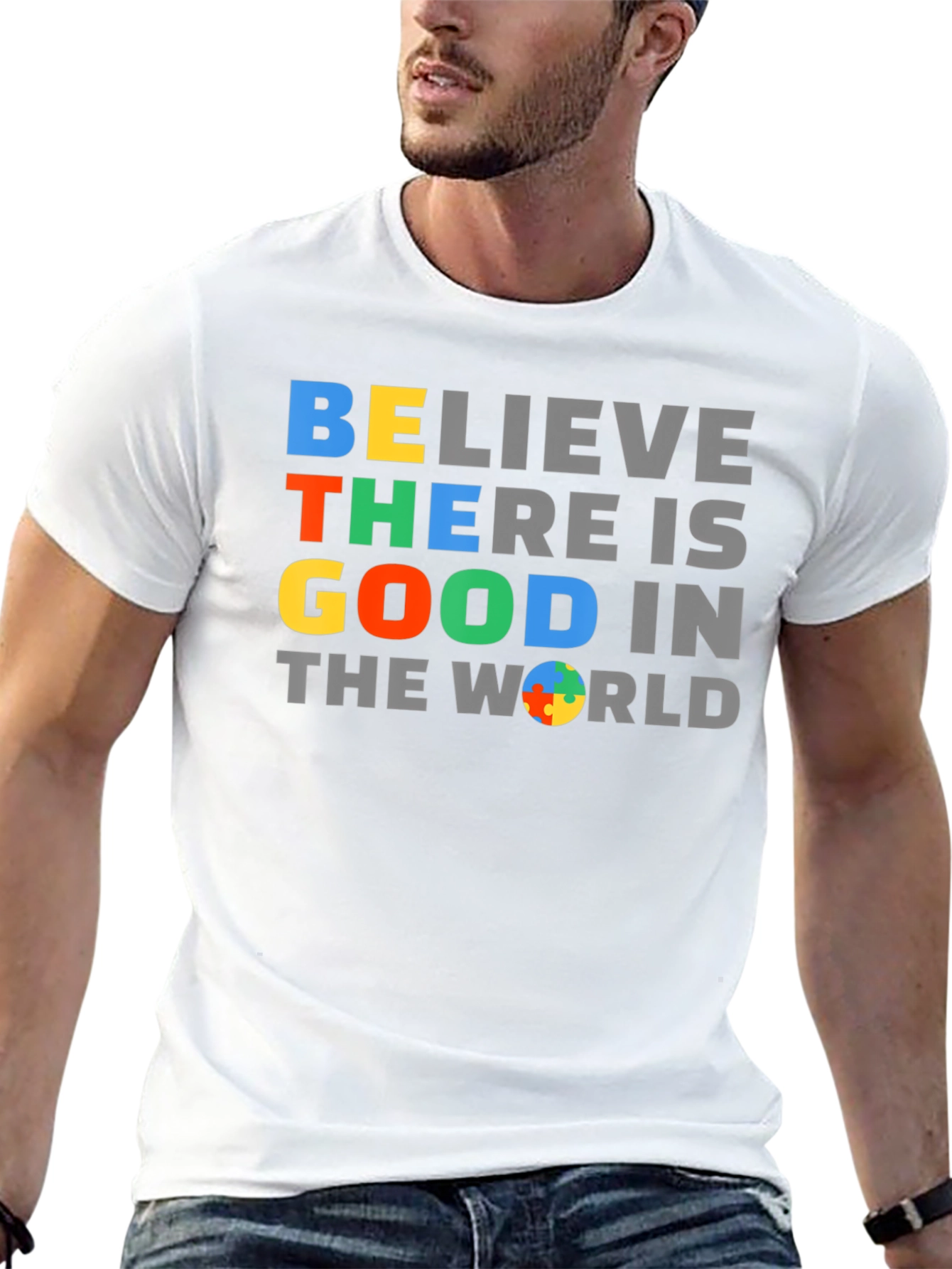 Believe There Is Good Autism Awareness Graphic T-Shirt