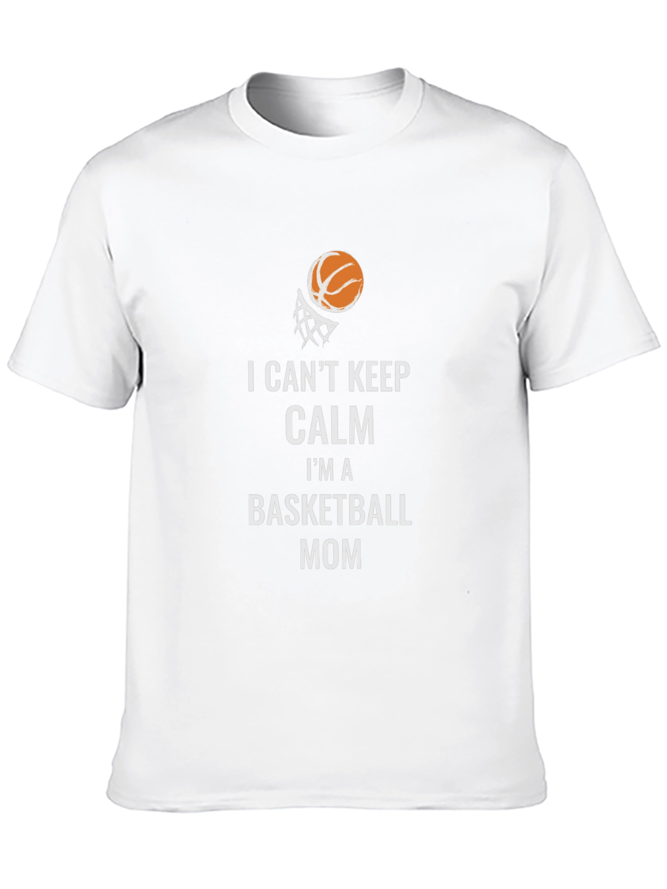 Basketball Mom T-Shirt: I Cant Keep Calm!