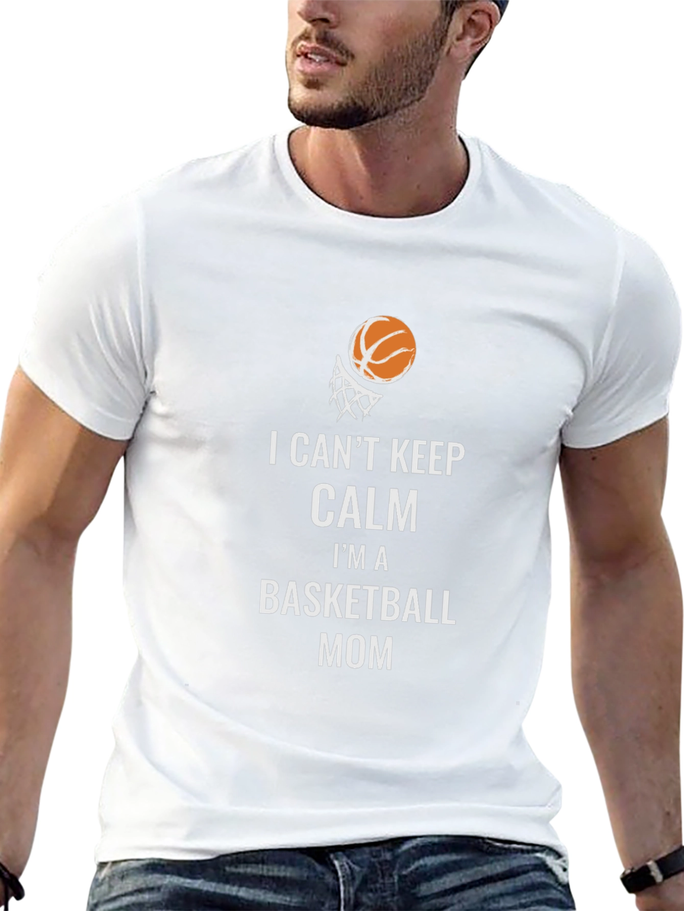Basketball Mom T-Shirt: I Cant Keep Calm!