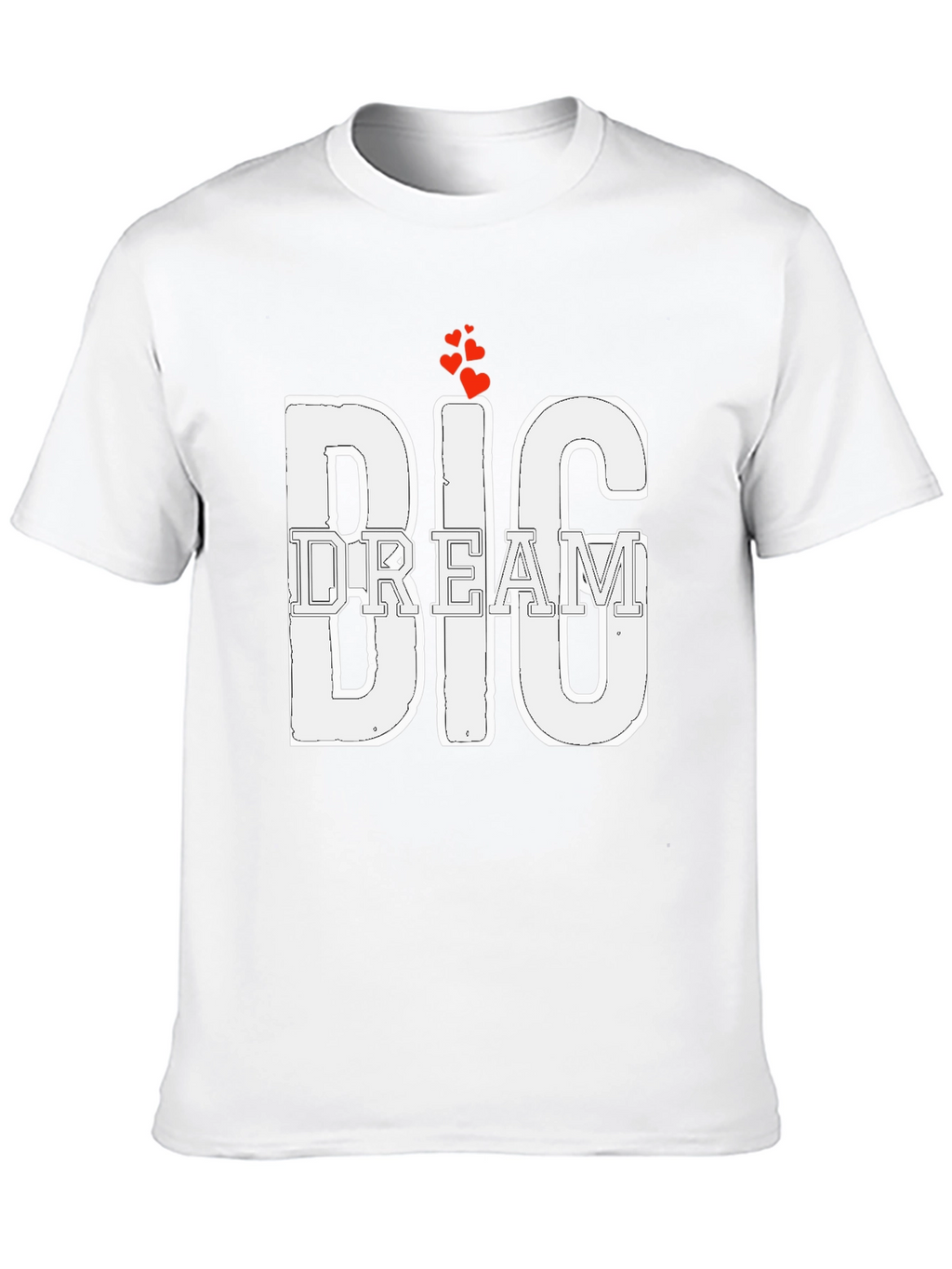 Big Dream Graphic Tee - Motivational Design