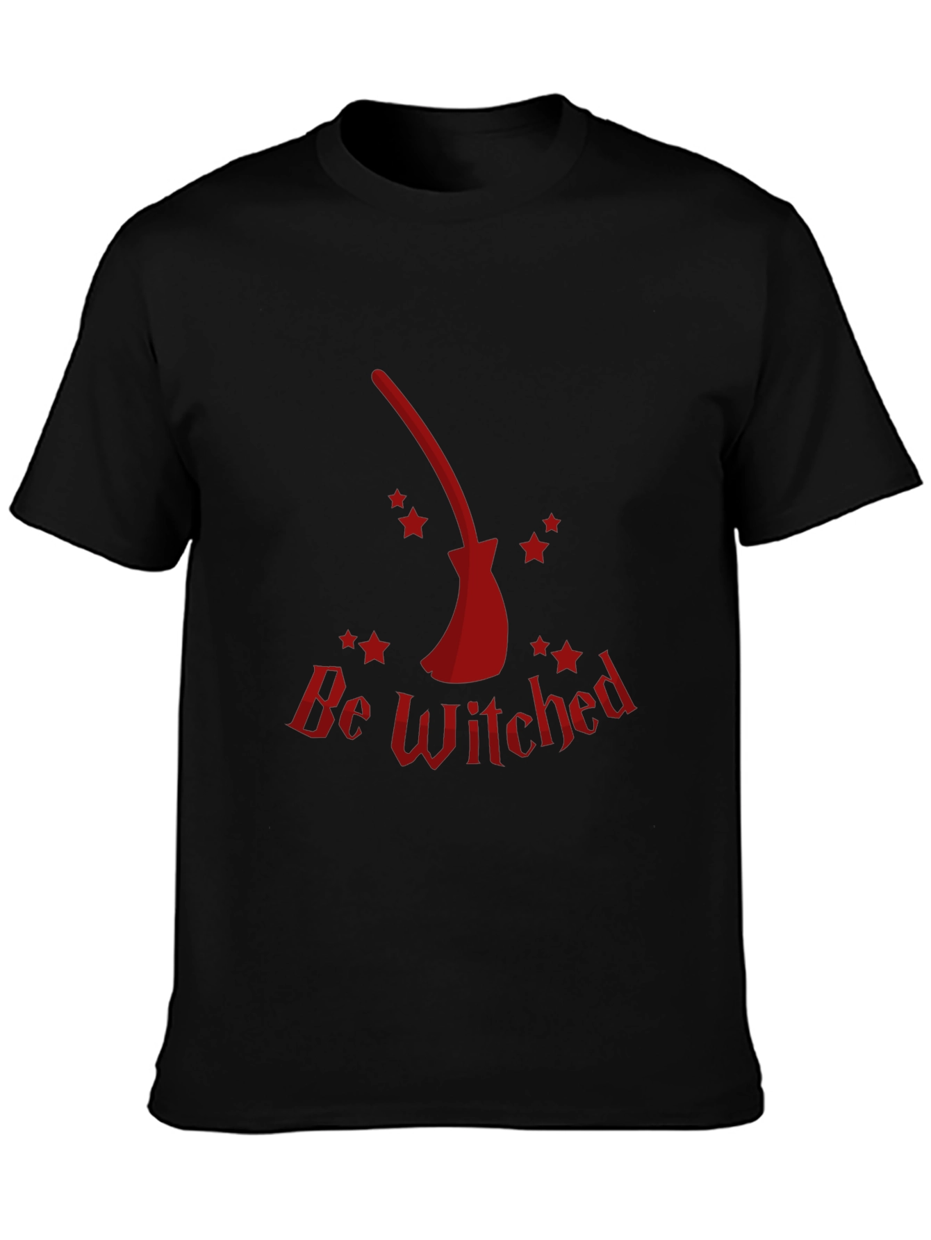 Be Witched Broomstick Graphic Tee - Halloween