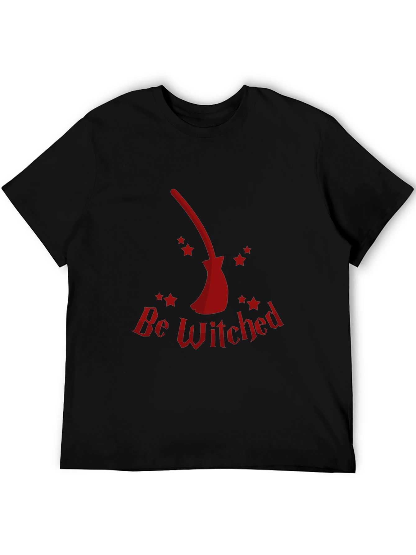Be Witched Broomstick Graphic Tee - Halloween