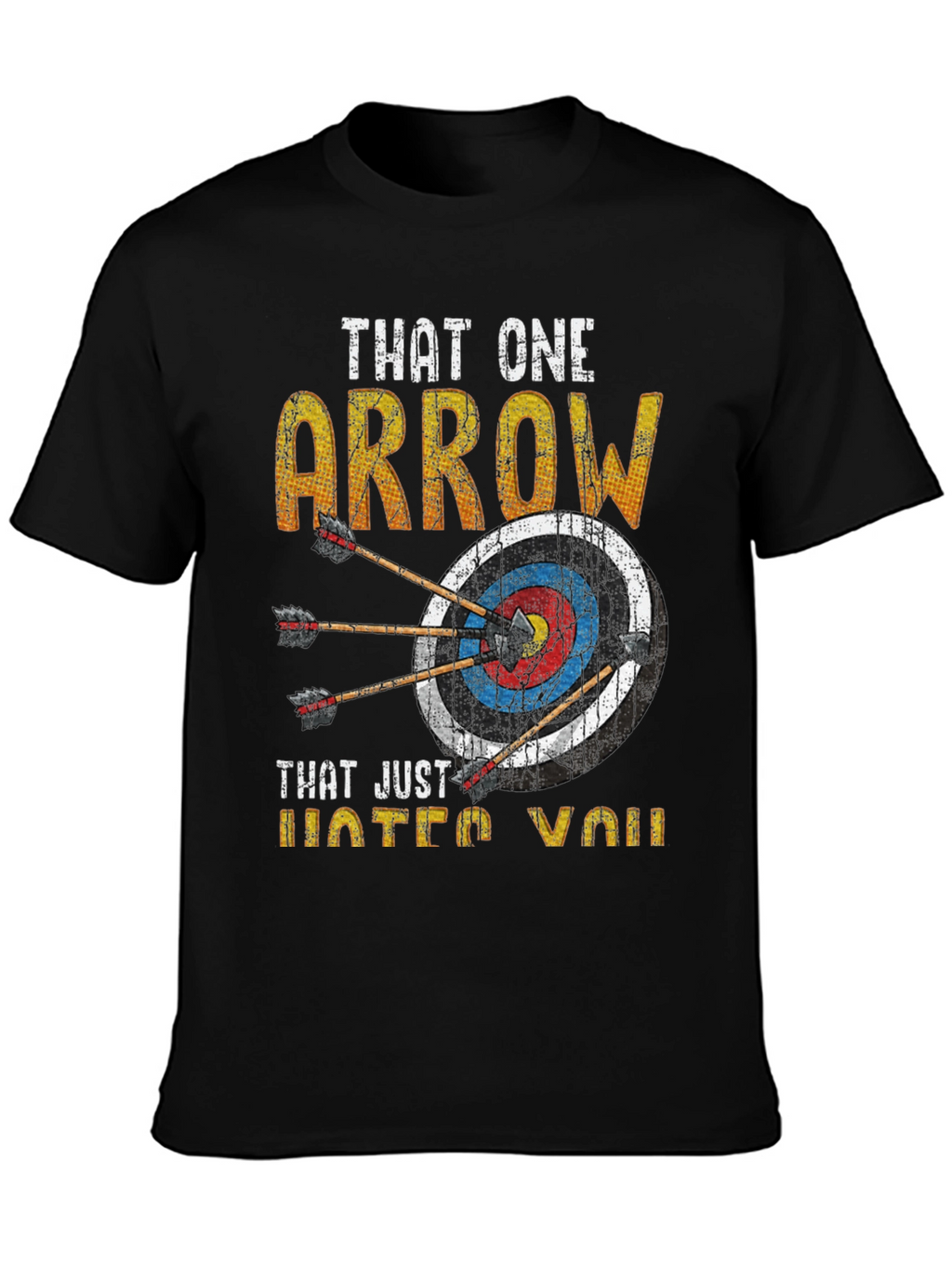 Archery Arrow Target Novelty Graphic Tee