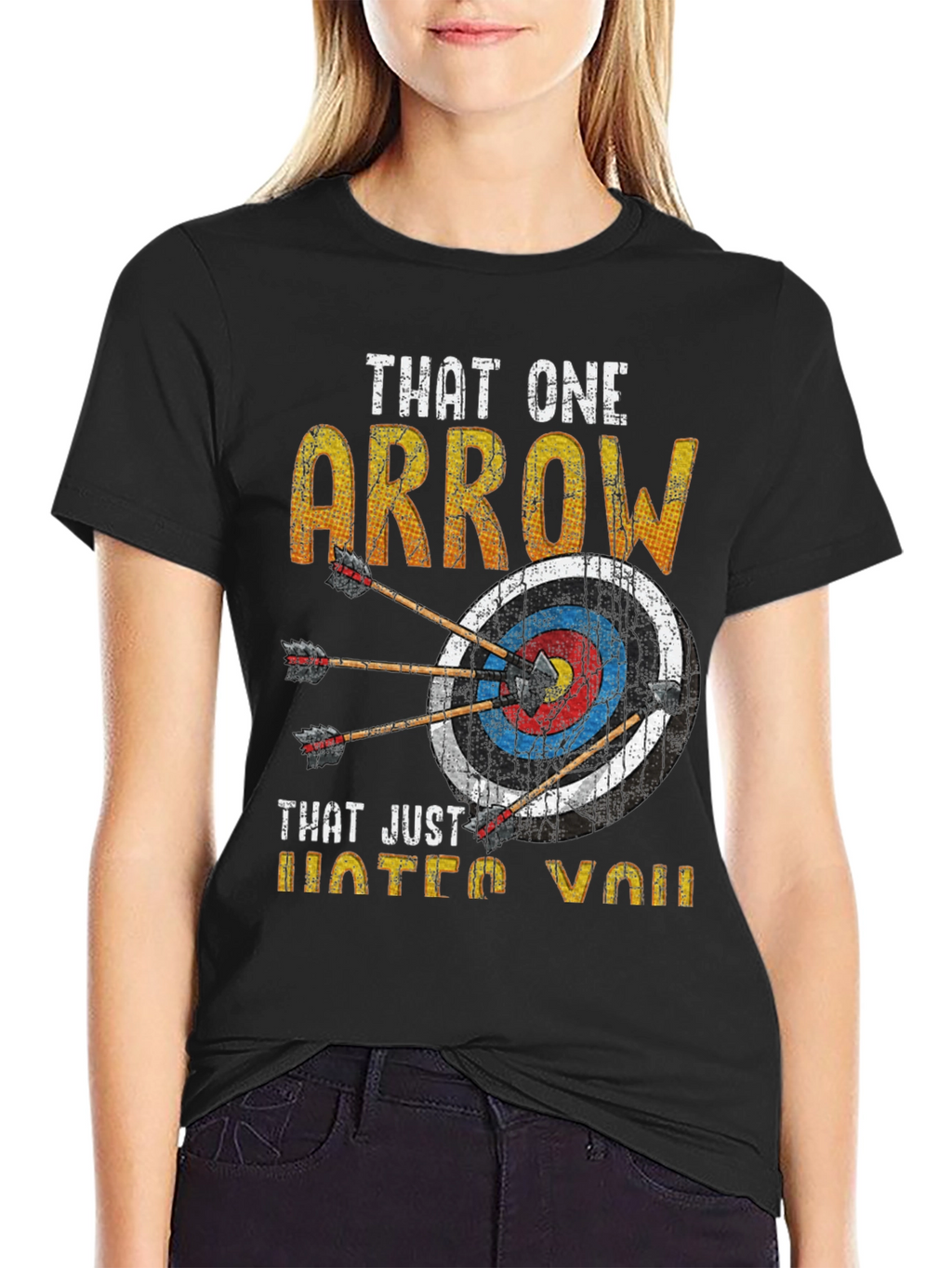 Archery Arrow Target Novelty Graphic Tee