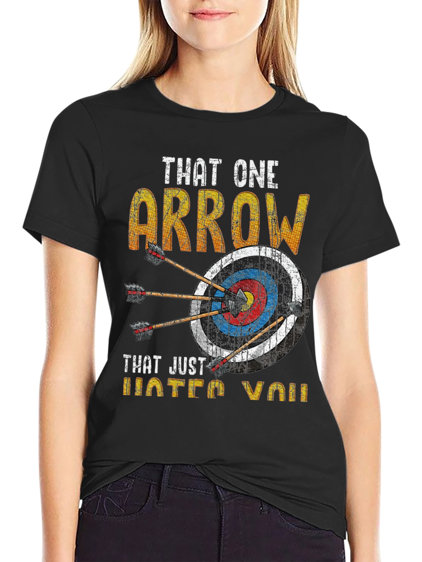 Archery Arrow Target Novelty Graphic Tee