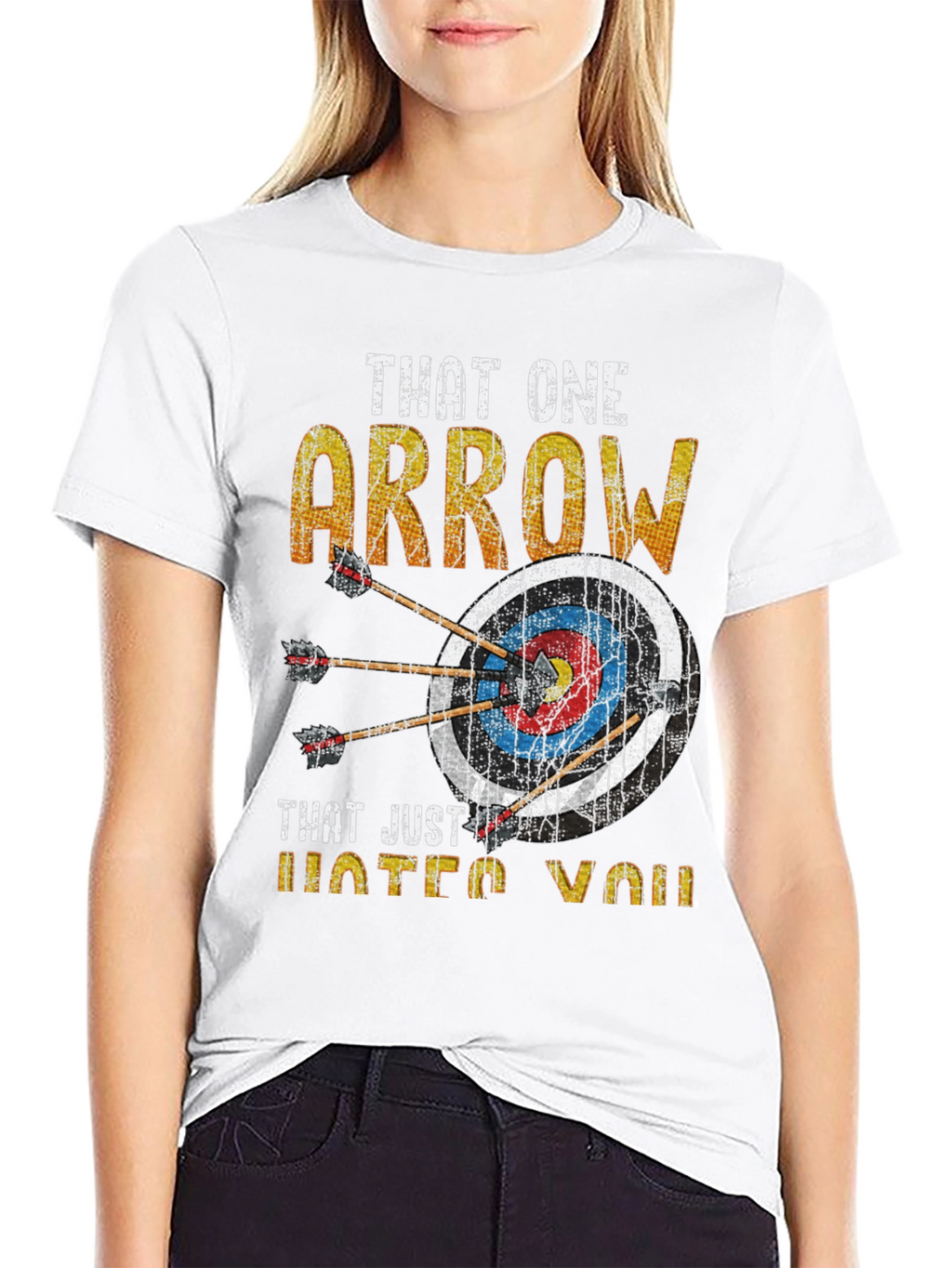 Archery Arrow Target Novelty Graphic Tee