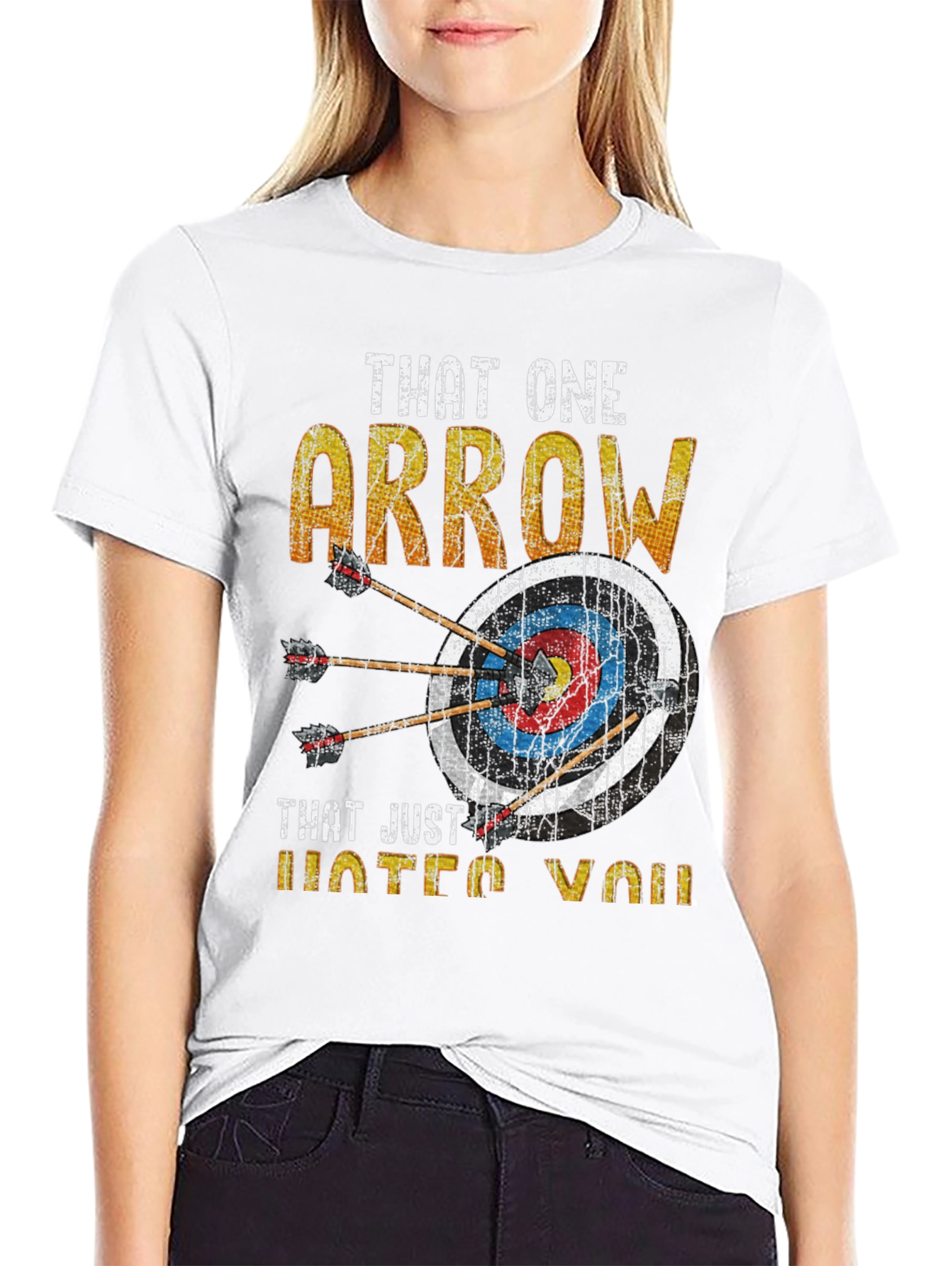 Archery Arrow Target Novelty Graphic Tee