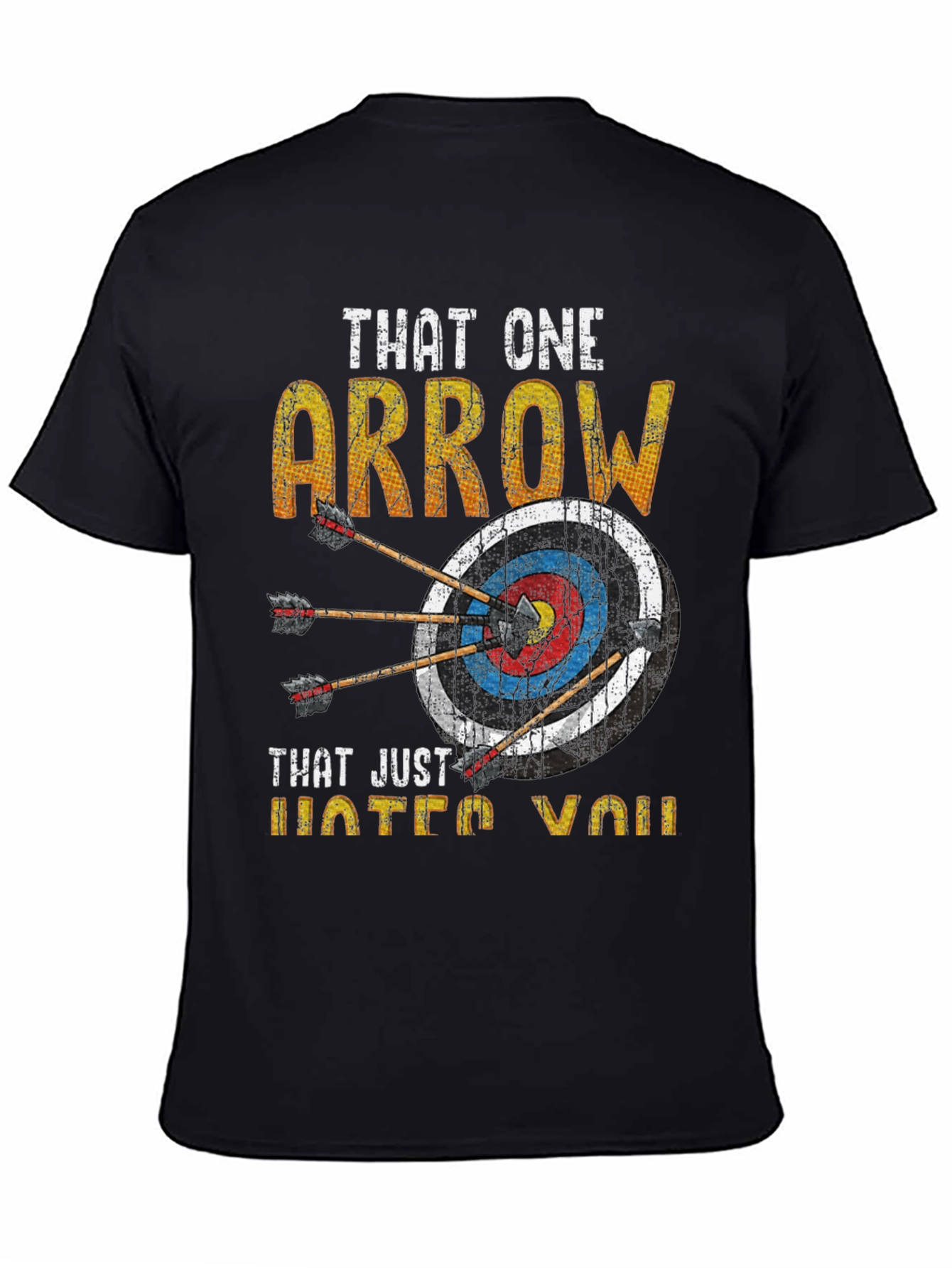 Archery Arrow Target Novelty Graphic Tee