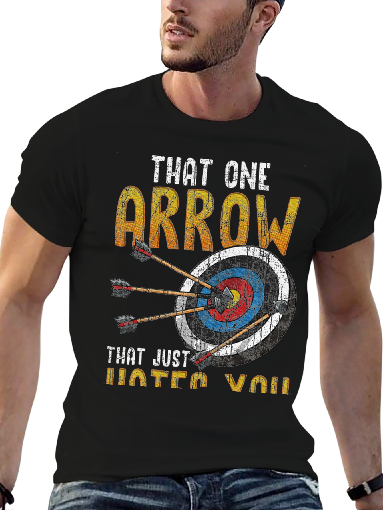 Archery Arrow Target Novelty Graphic Tee