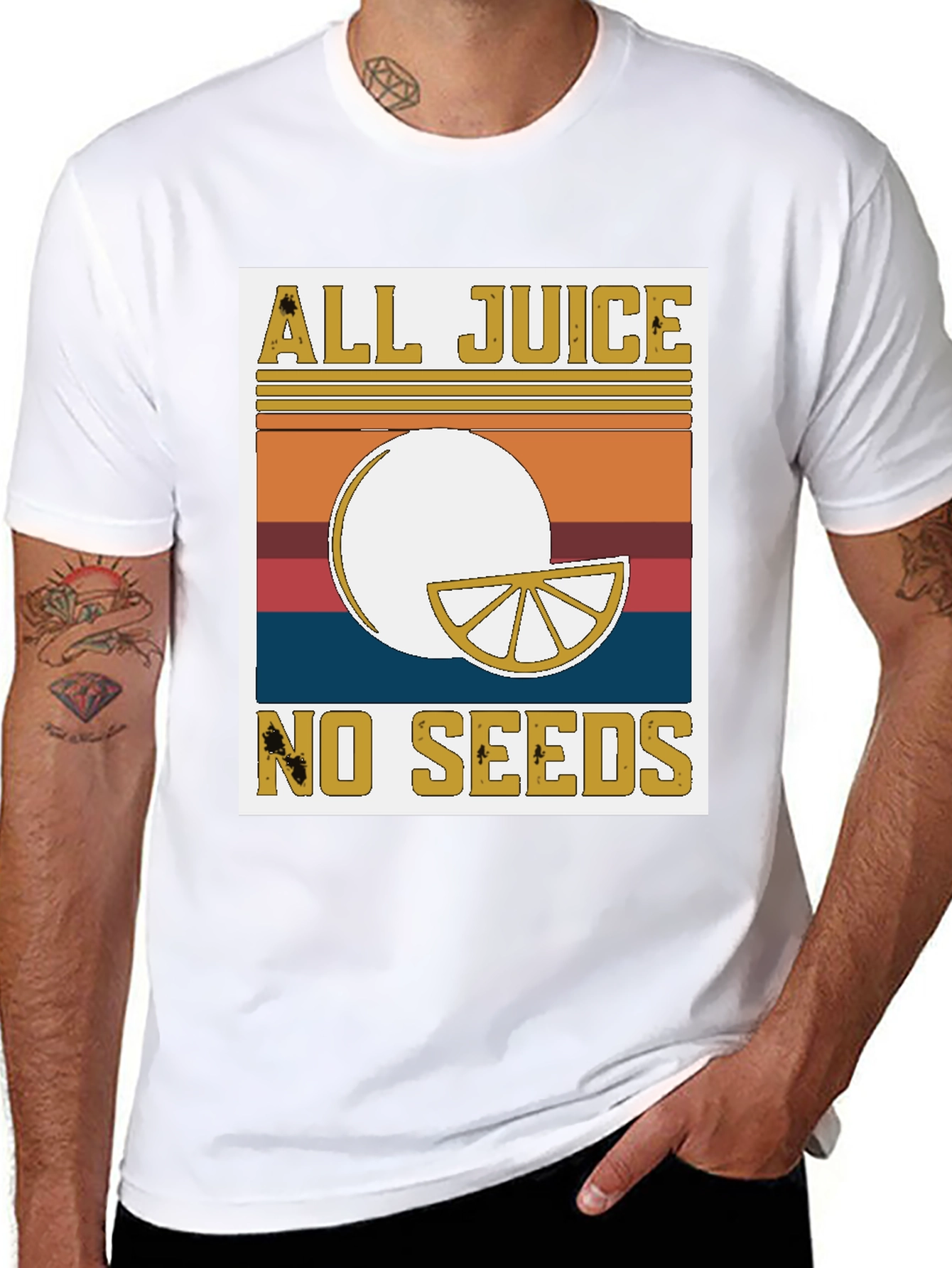 All Juice No Seeds Graphic T-Shirt