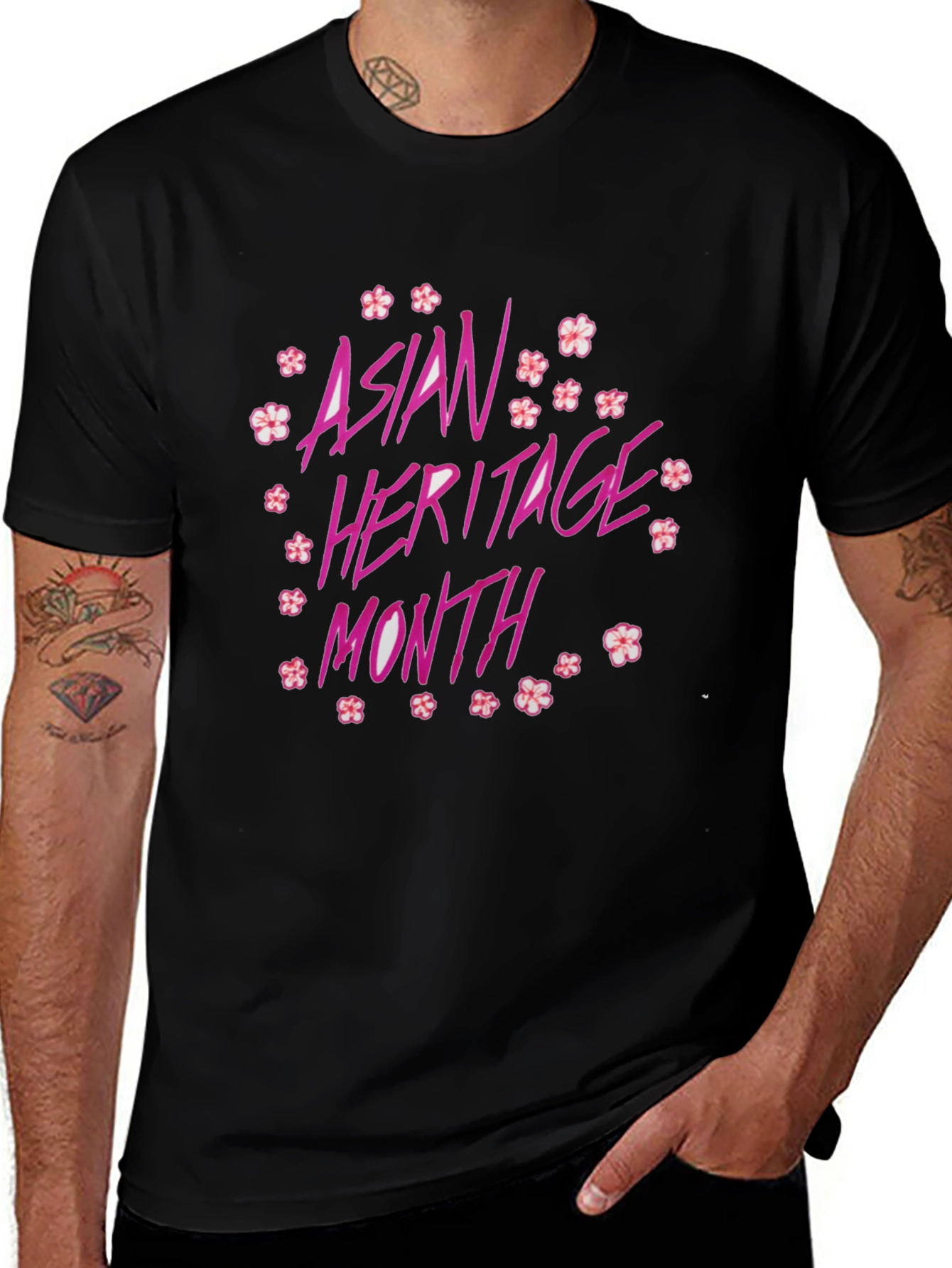 Asian Heritage Month Black Tee