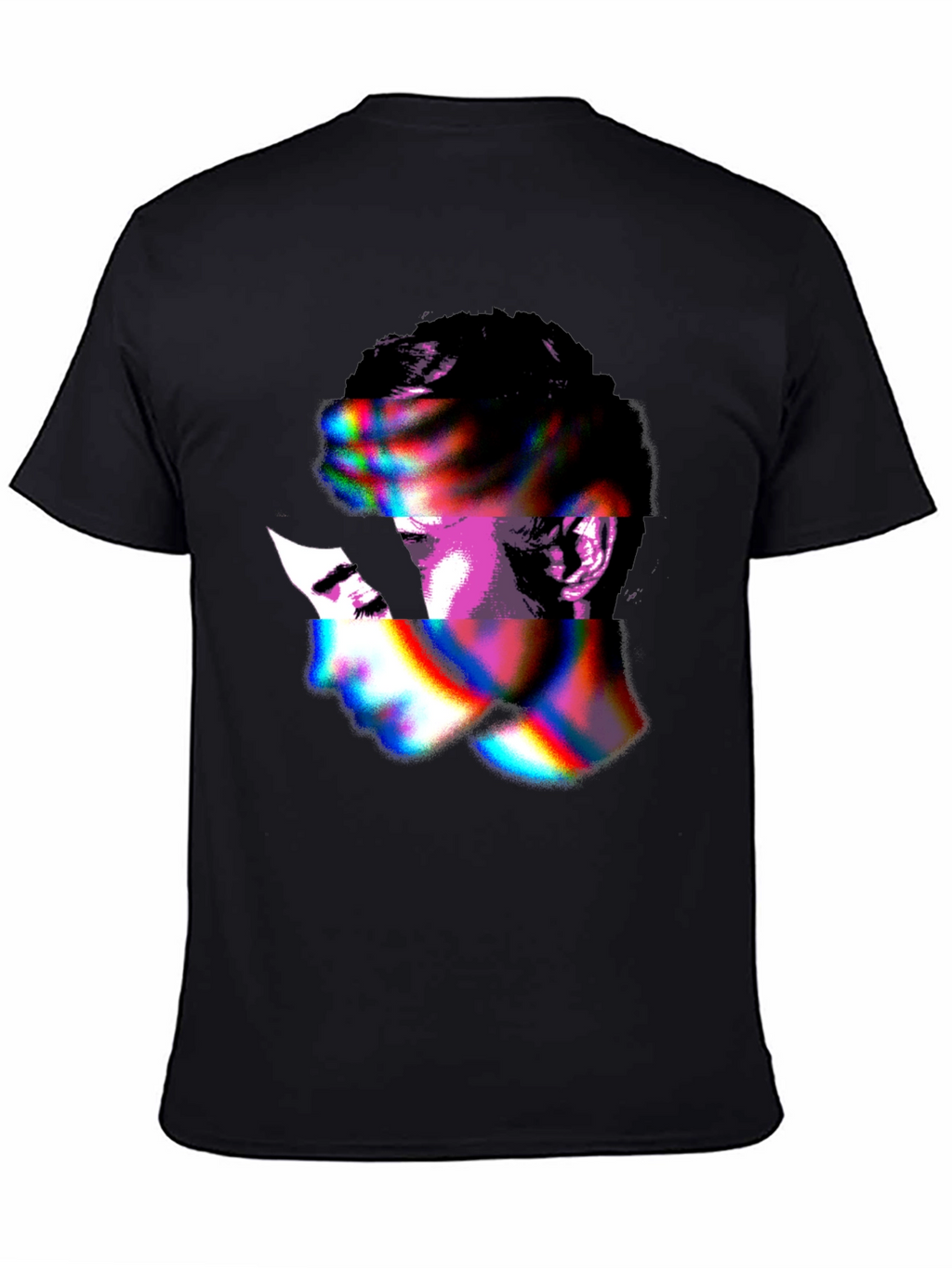 Abstract Face Graphic T-Shirt - Unique Style
