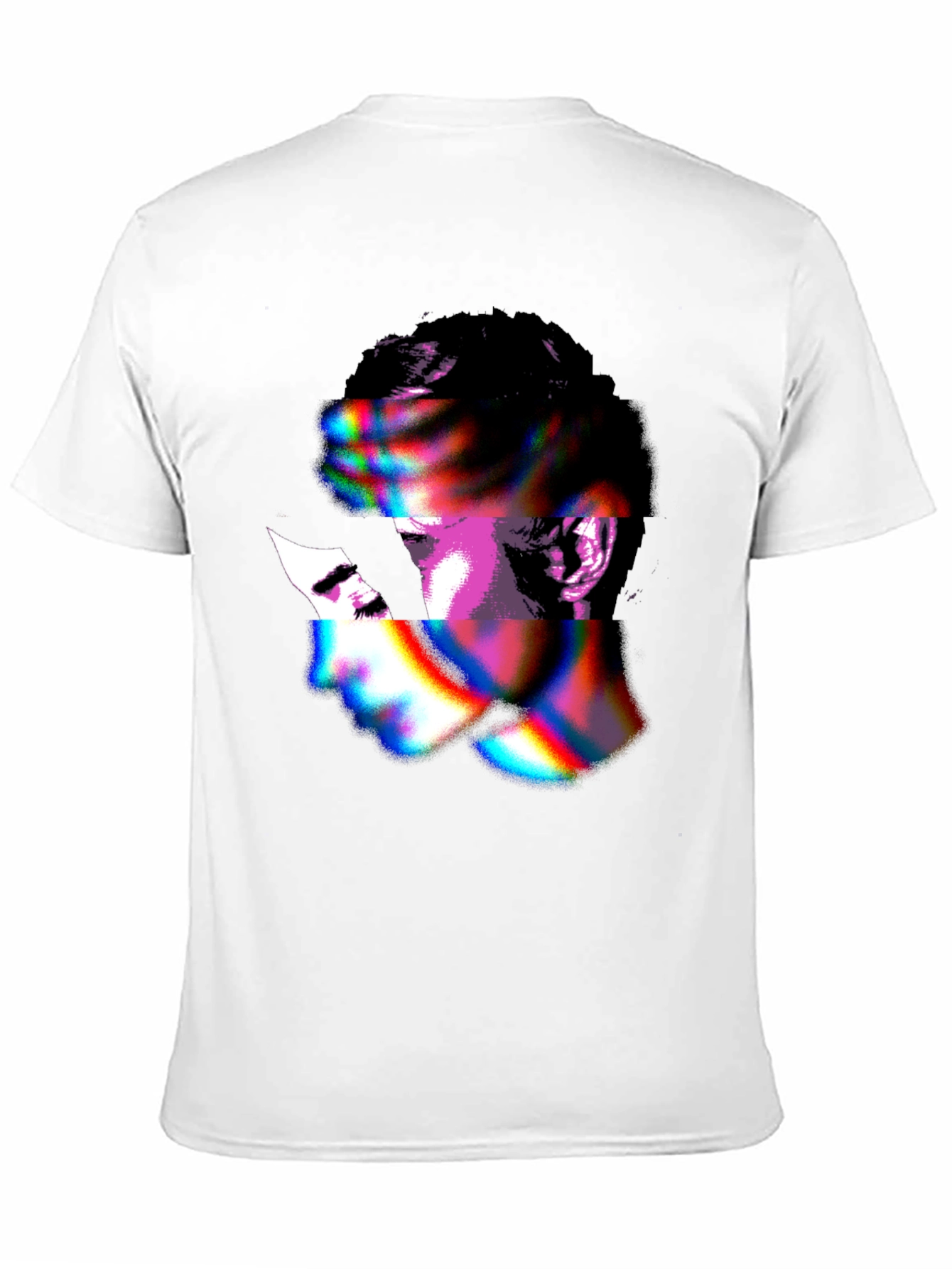 Abstract Face Graphic T-Shirt - Unique Style
