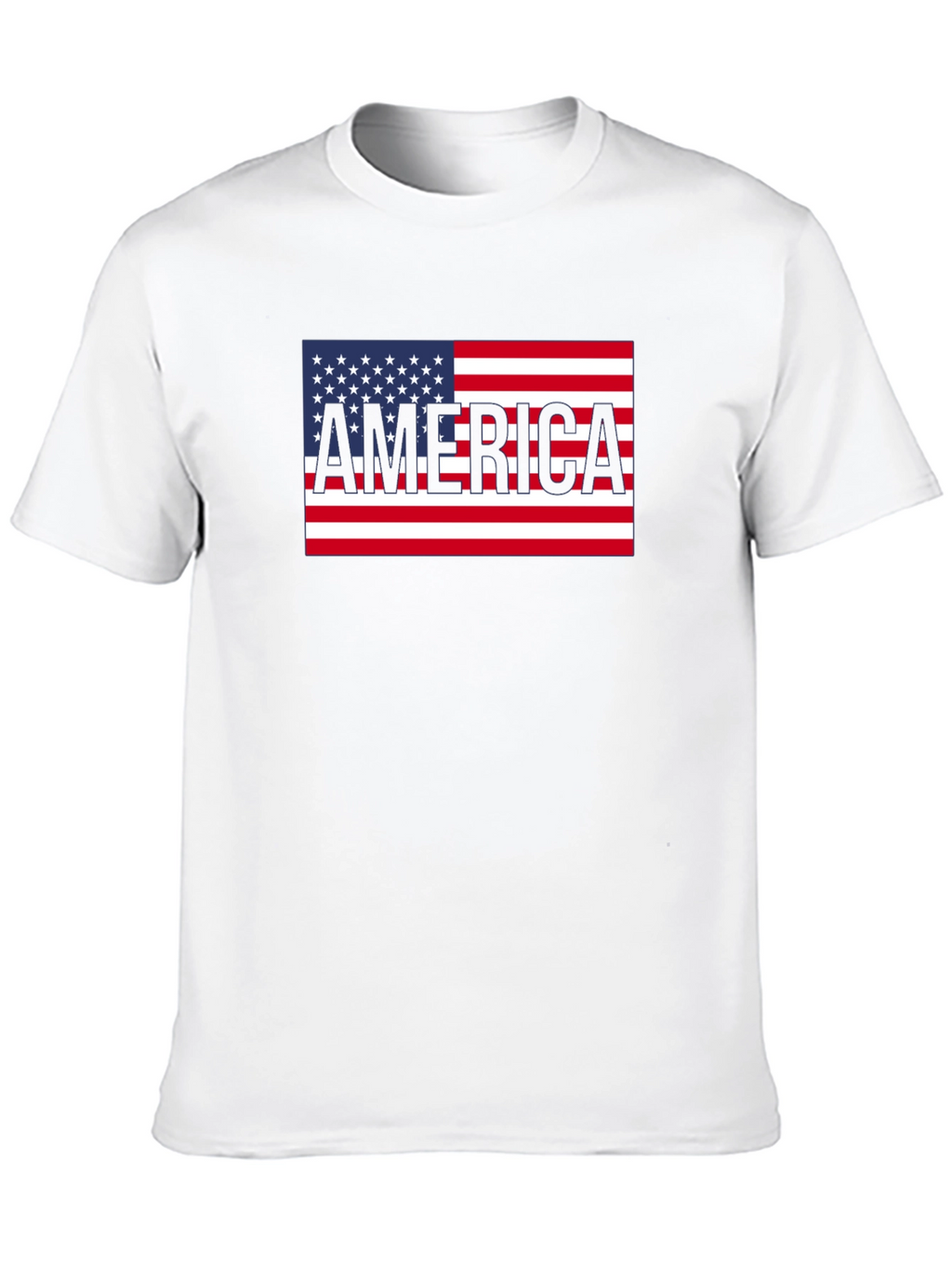 America Flag Graphic Tee Patriotic USA