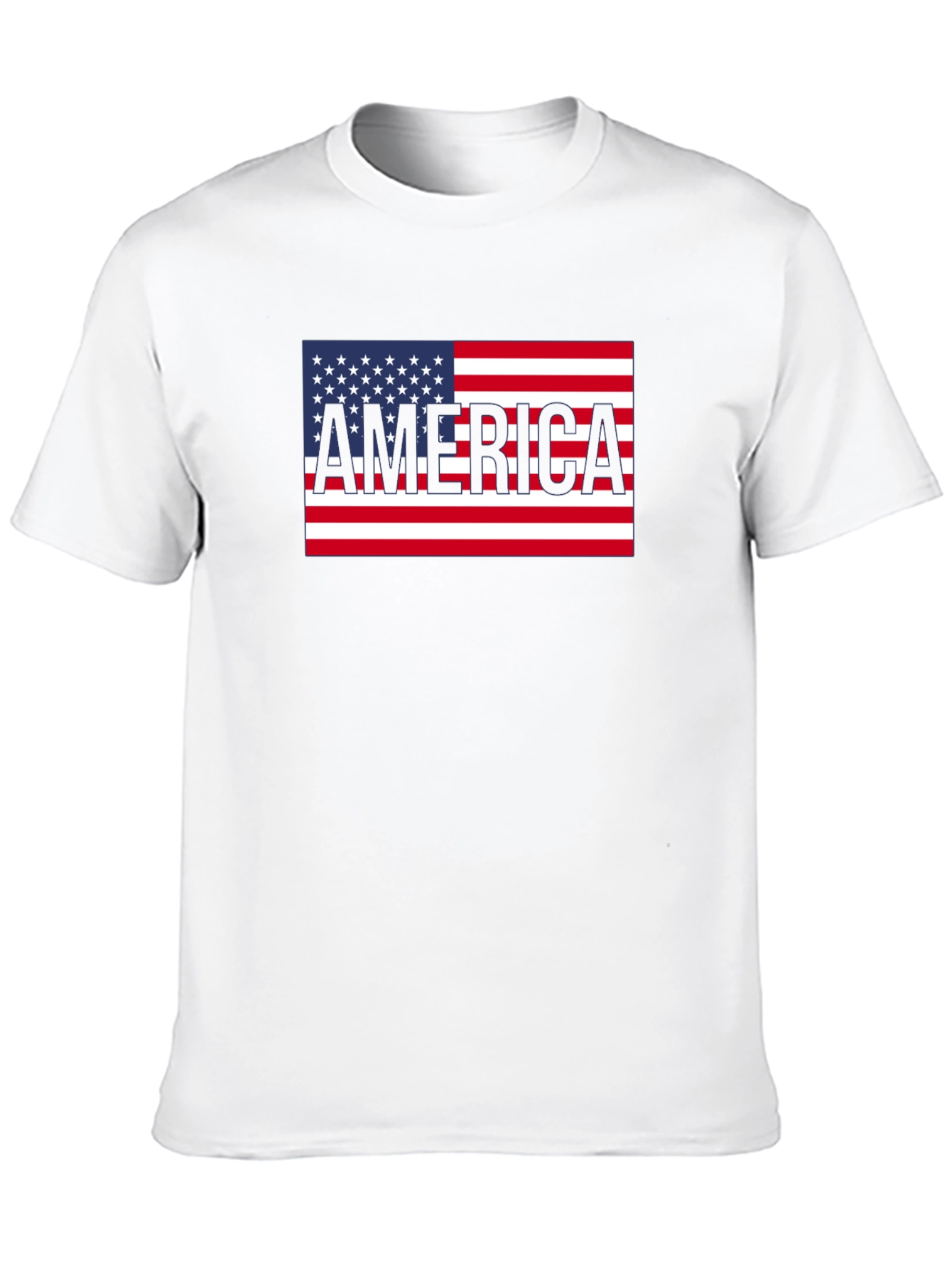 America Flag Graphic Tee Patriotic USA