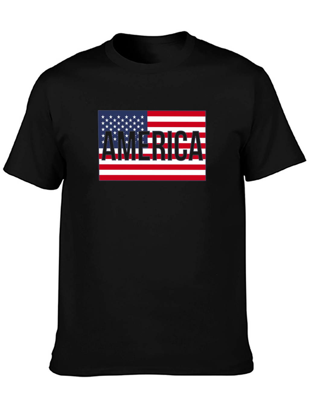 America Flag Graphic Tee Patriotic USA