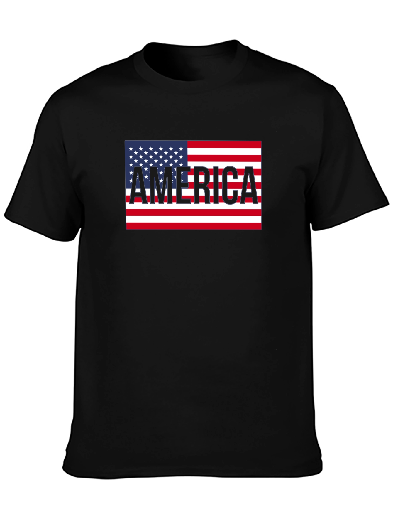 America Flag Graphic Tee Patriotic USA
