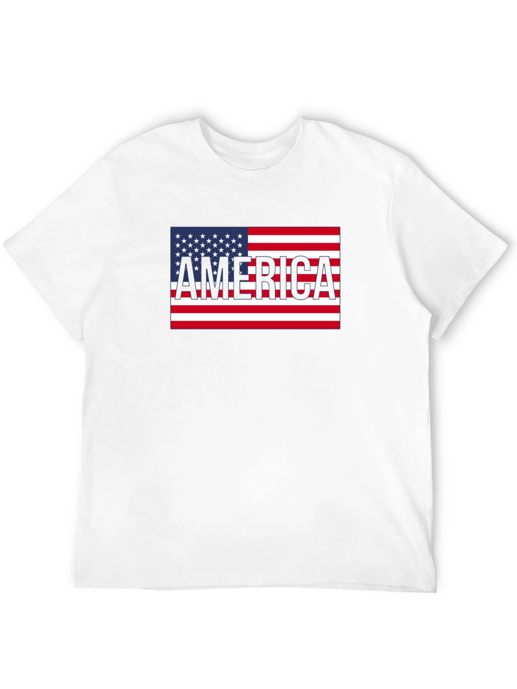 America Flag Graphic Tee Patriotic USA