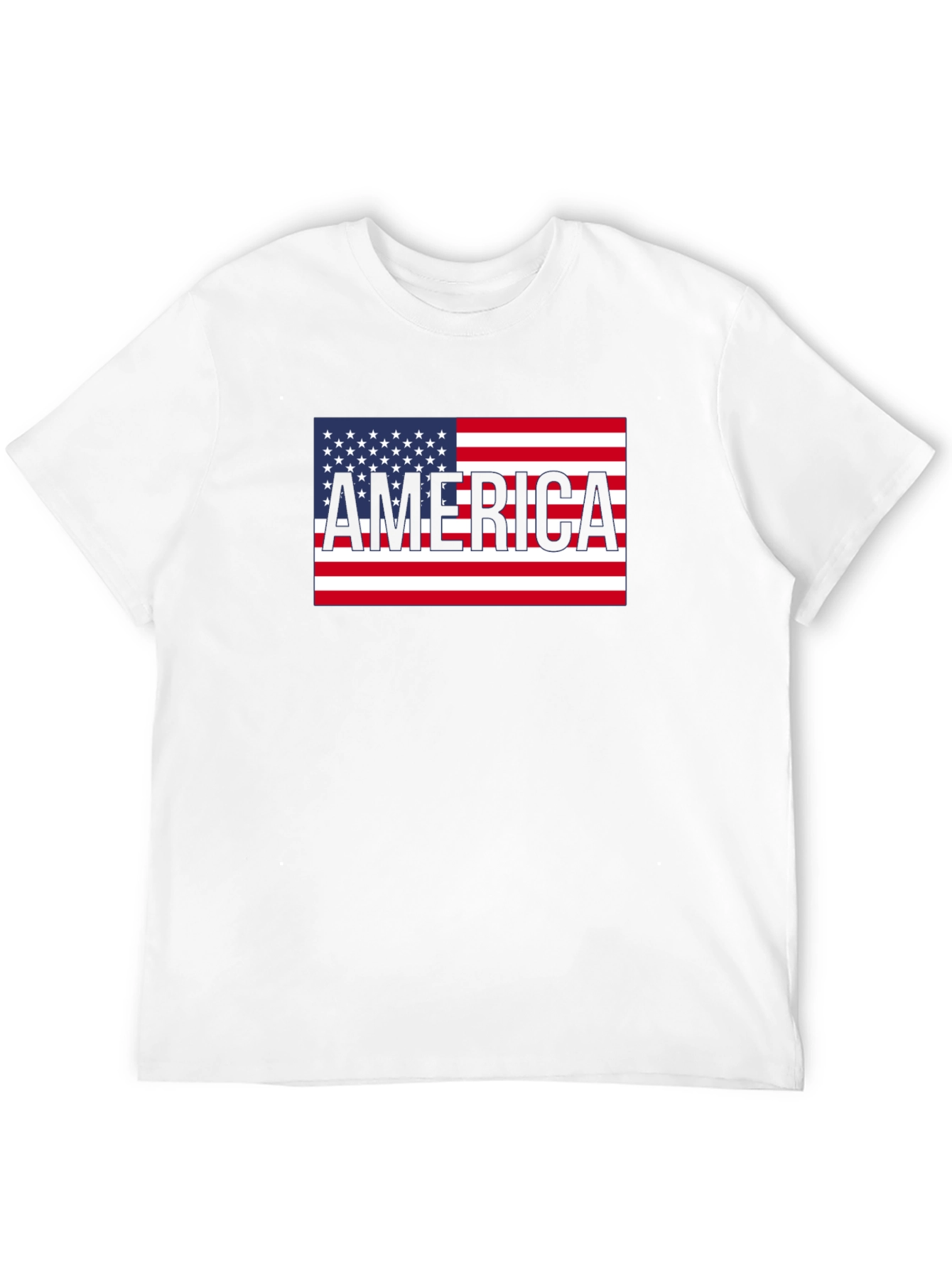 America Flag Graphic Tee Patriotic USA