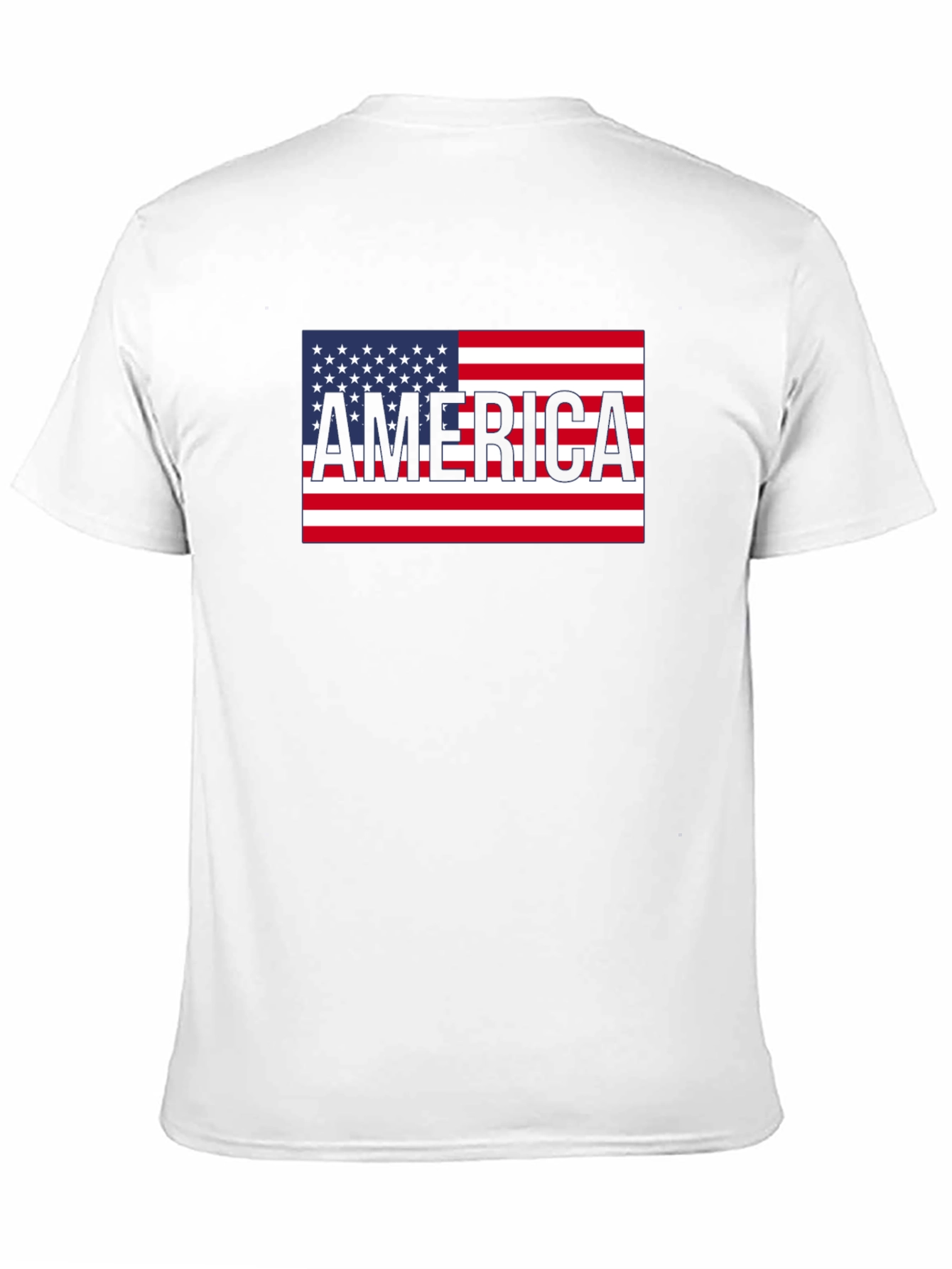 America Flag Graphic Tee Patriotic USA