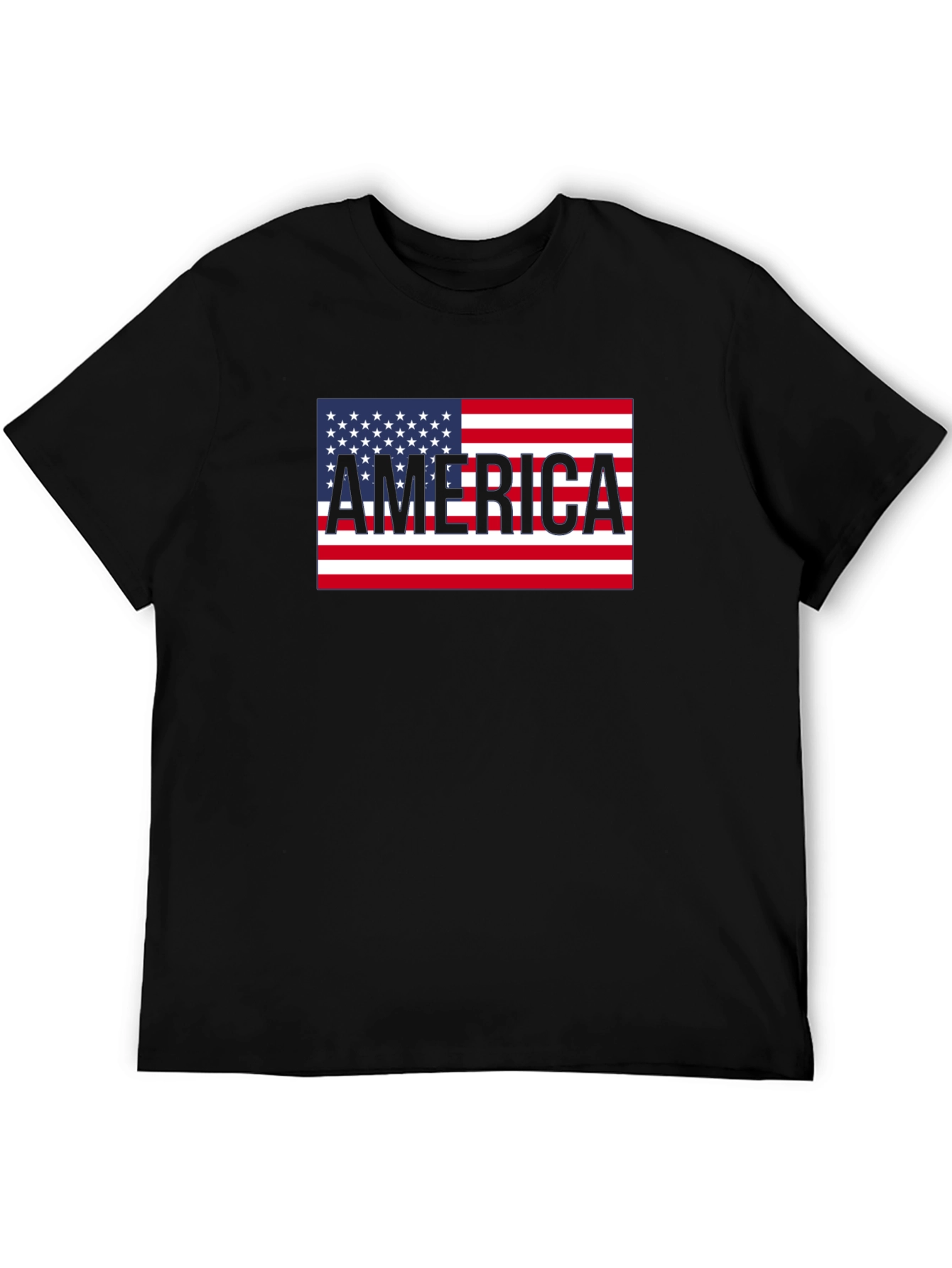 America Flag Graphic Tee Patriotic USA