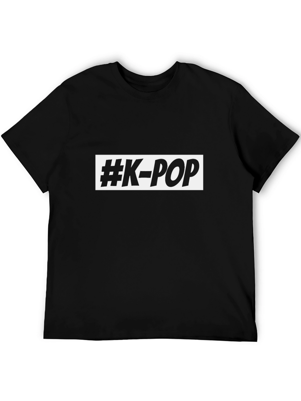 #K-POP Graphic Tee - Black Unisex T-Shirt