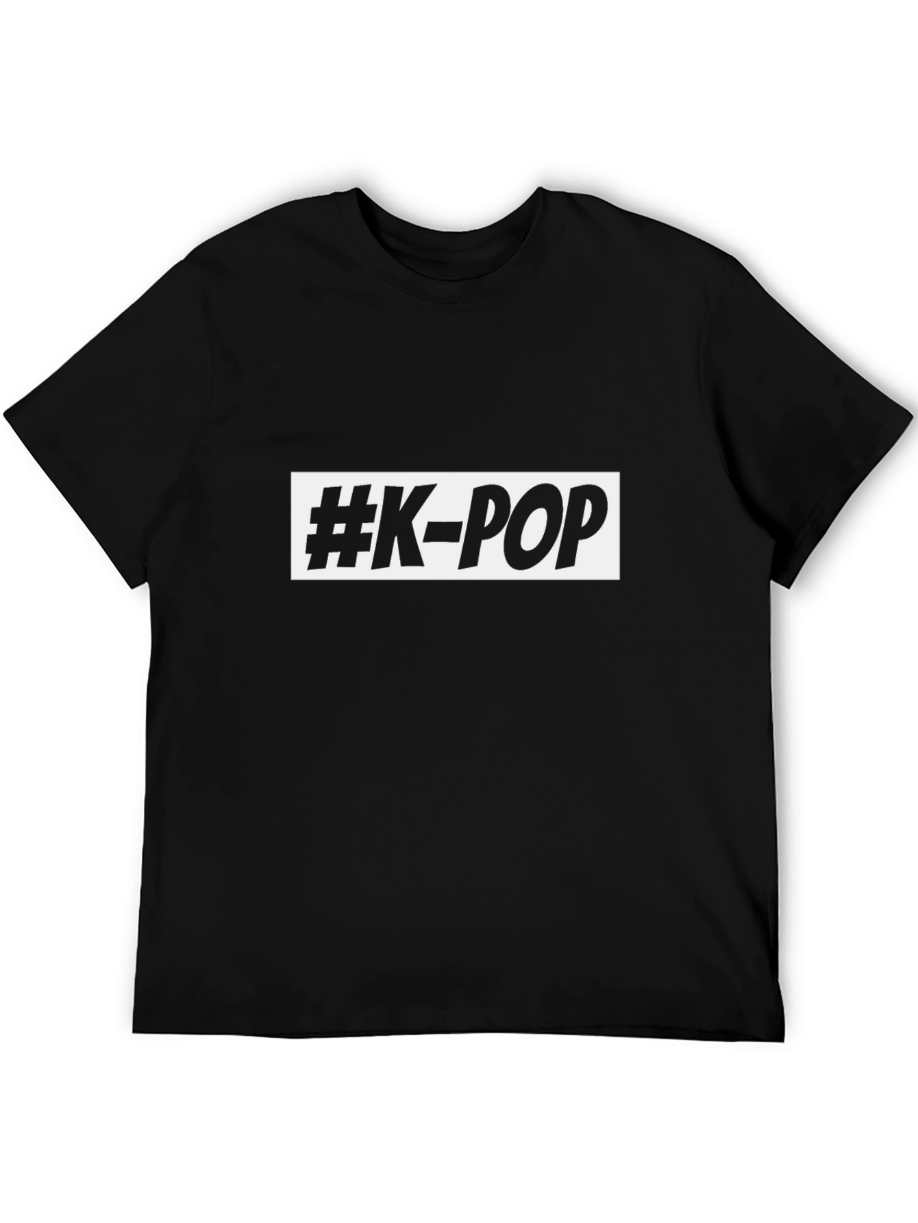#K-POP Graphic Tee - Black Unisex T-Shirt
