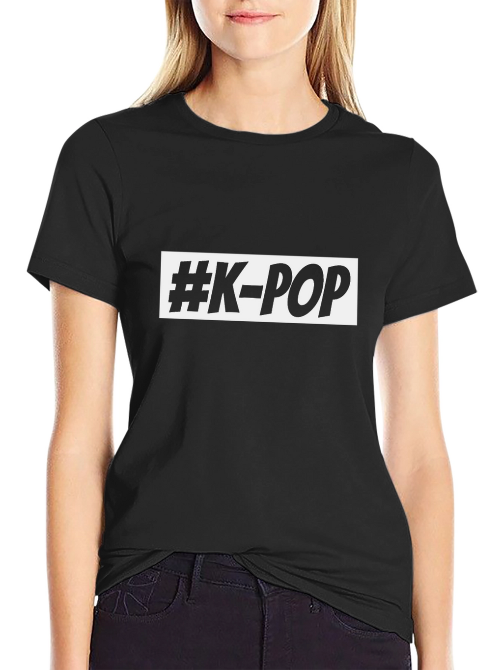 #K-POP Graphic Tee - Black Unisex T-Shirt