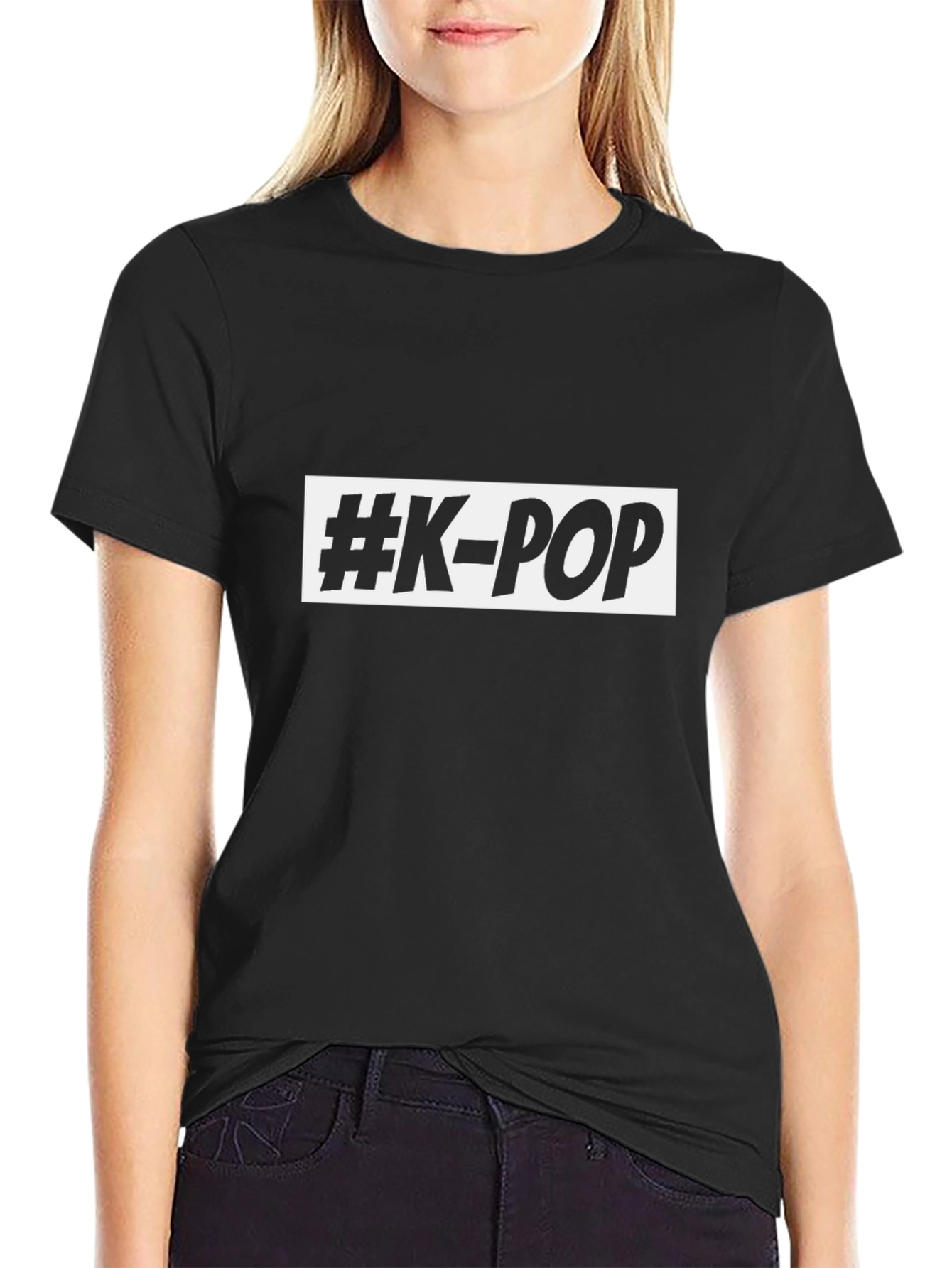 #K-POP Graphic Tee - Black Unisex T-Shirt