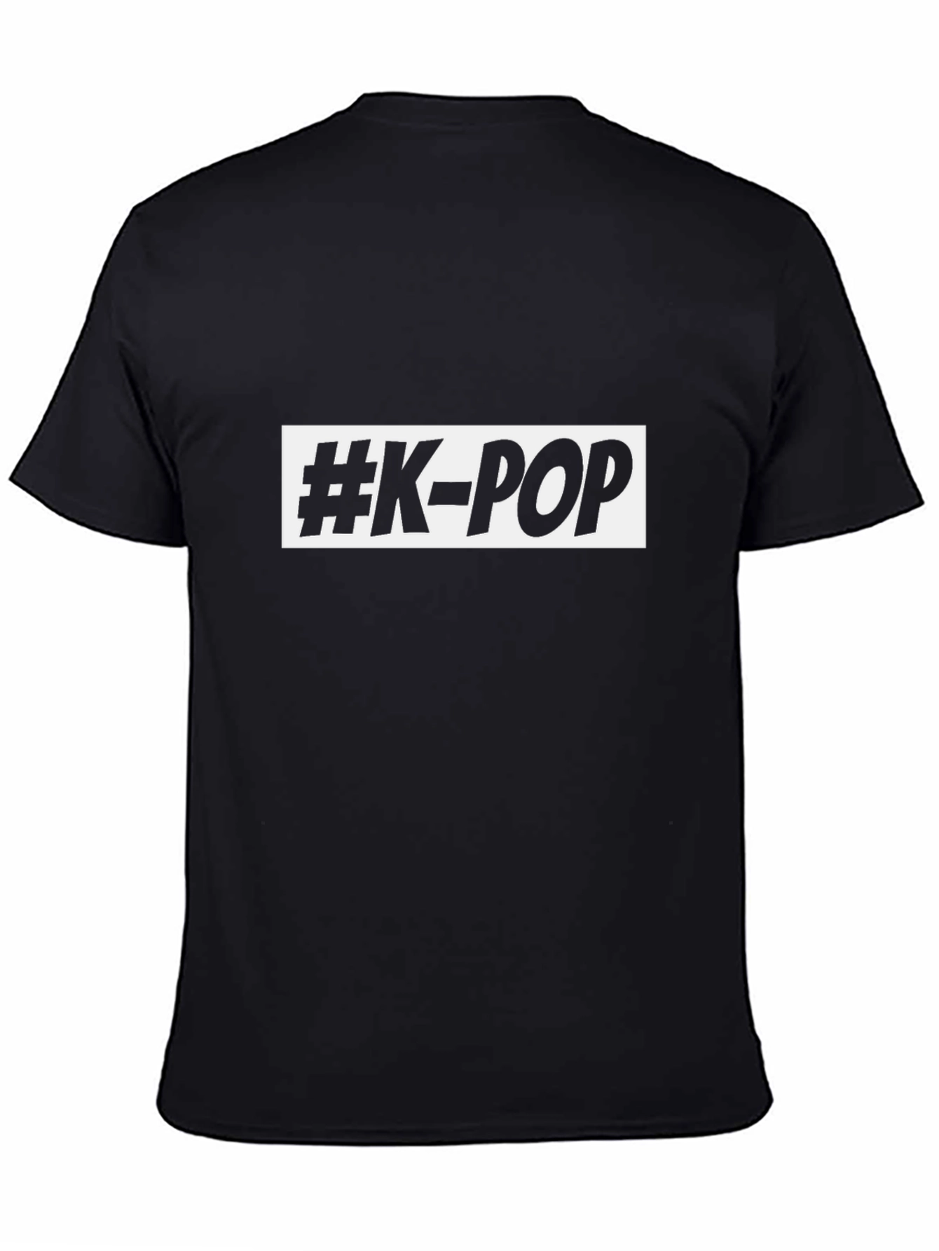 #K-POP Graphic Tee - Black Unisex T-Shirt