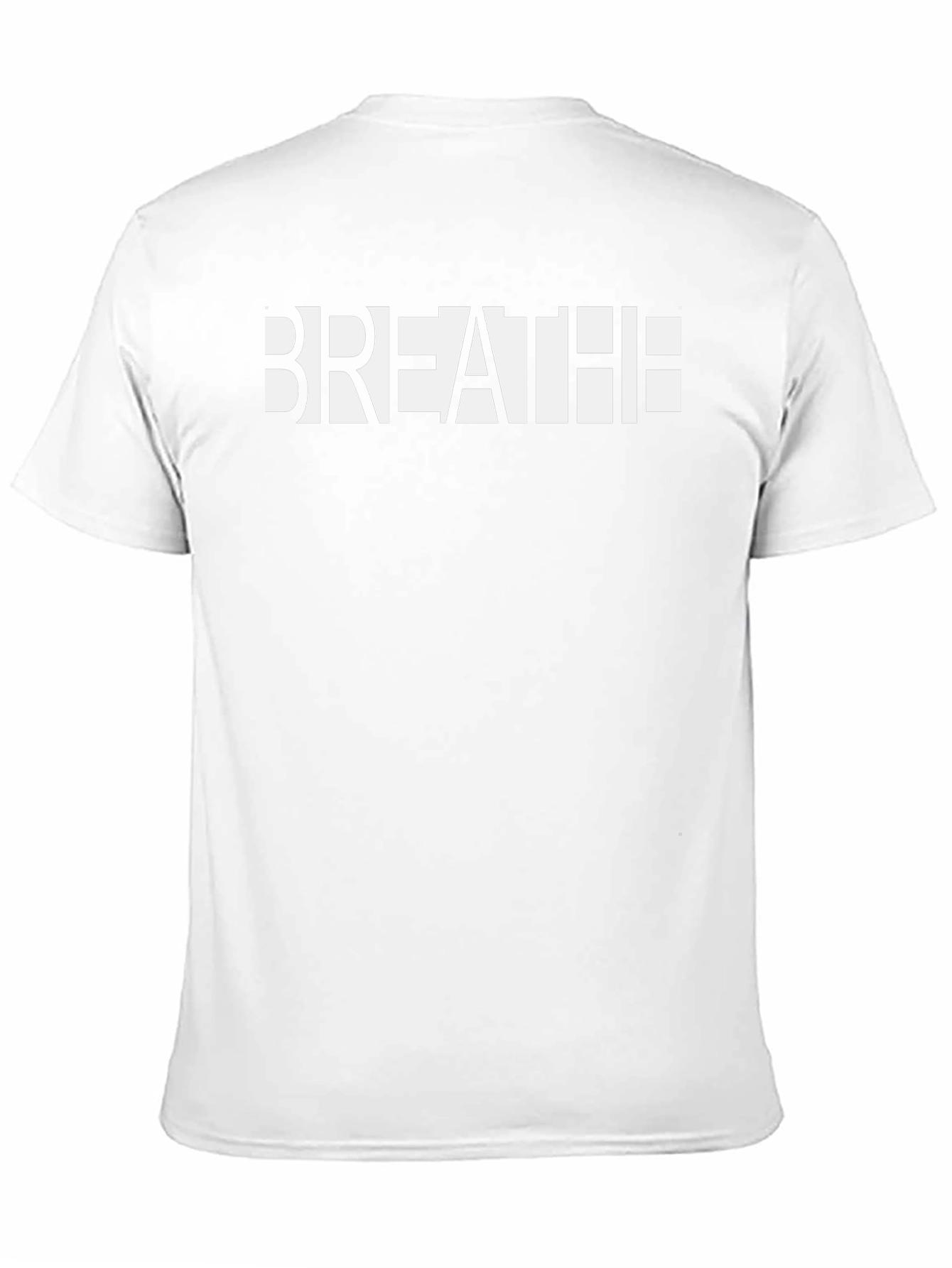 Breathe Graphic Tee - Relaxed Fit Cotton T-Shirt