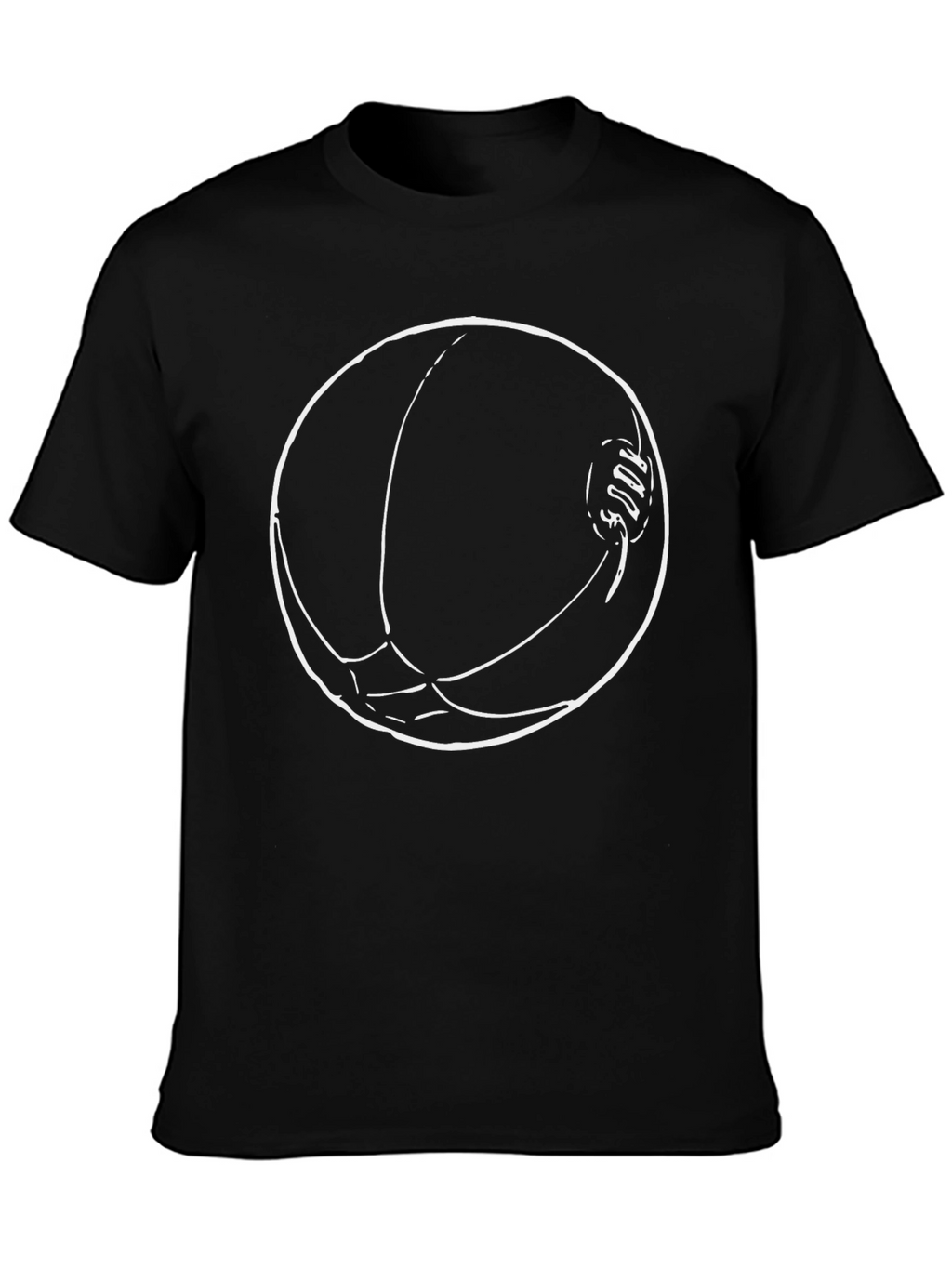 Basketball Graphic Tee - Classic Black