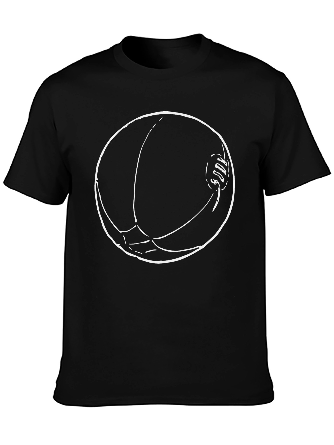 Basketball Graphic Tee - Classic Black
