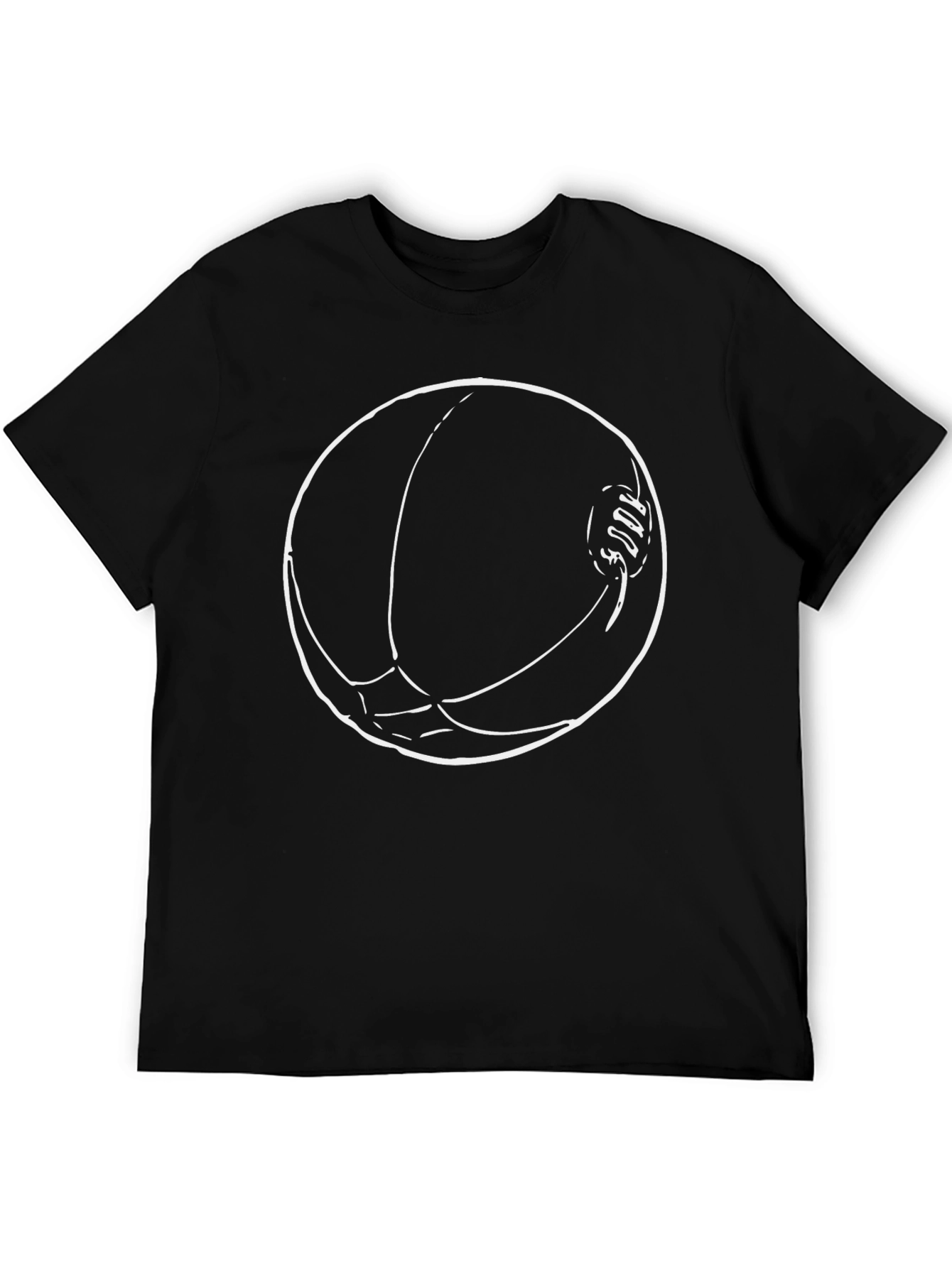 Basketball Graphic Tee - Classic Black