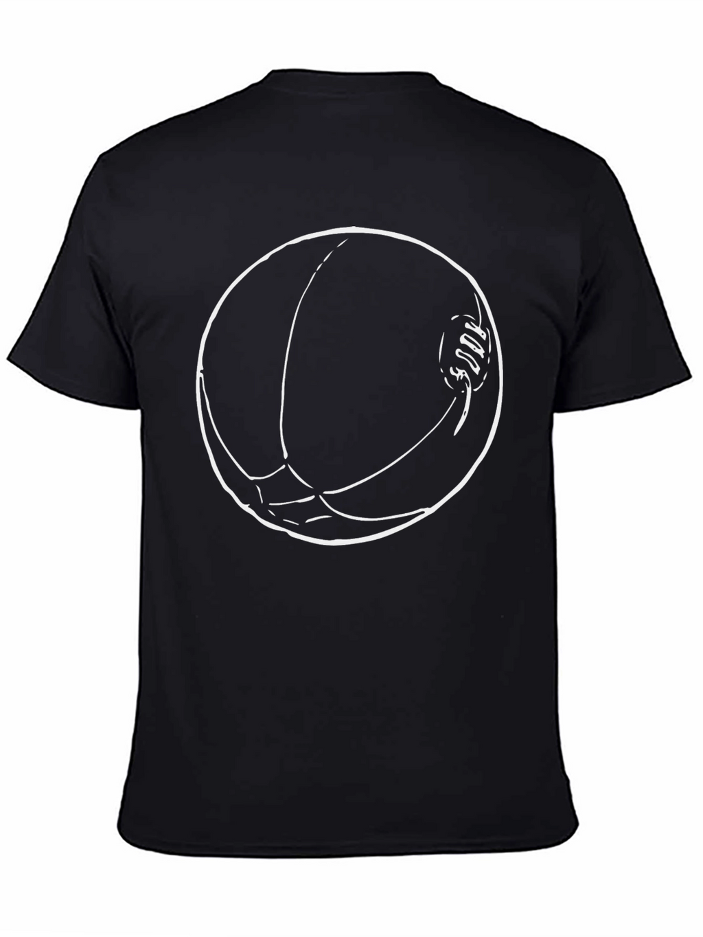 Basketball Graphic Tee - Classic Black
