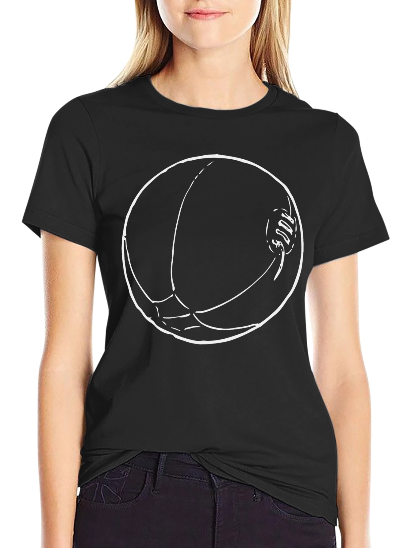 Basketball Graphic Tee - Classic Black