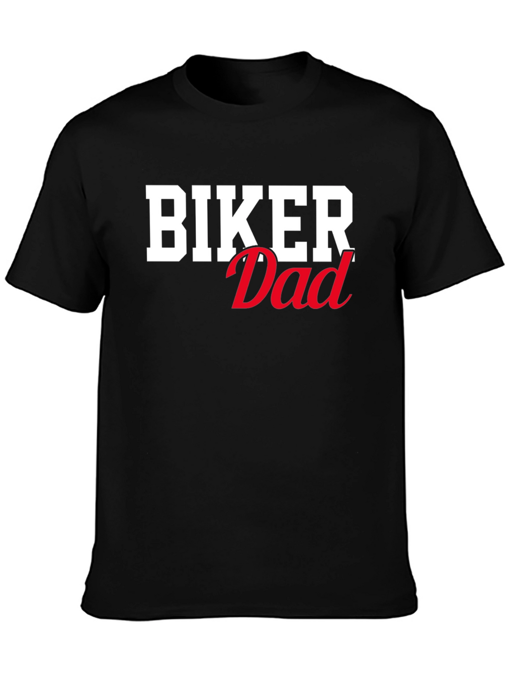 Biker Dad Graphic T-Shirt - Black