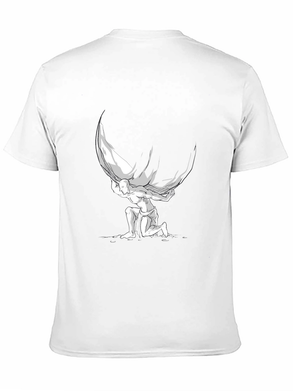 Atlas Graphic T-Shirt - Black Cotton Blend