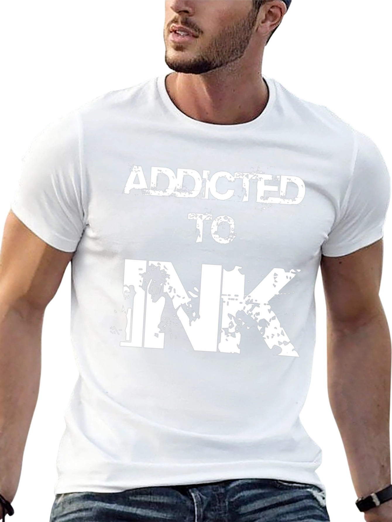 Addicted To Ink - Graphic Tee - Tattoo Lovers Gift