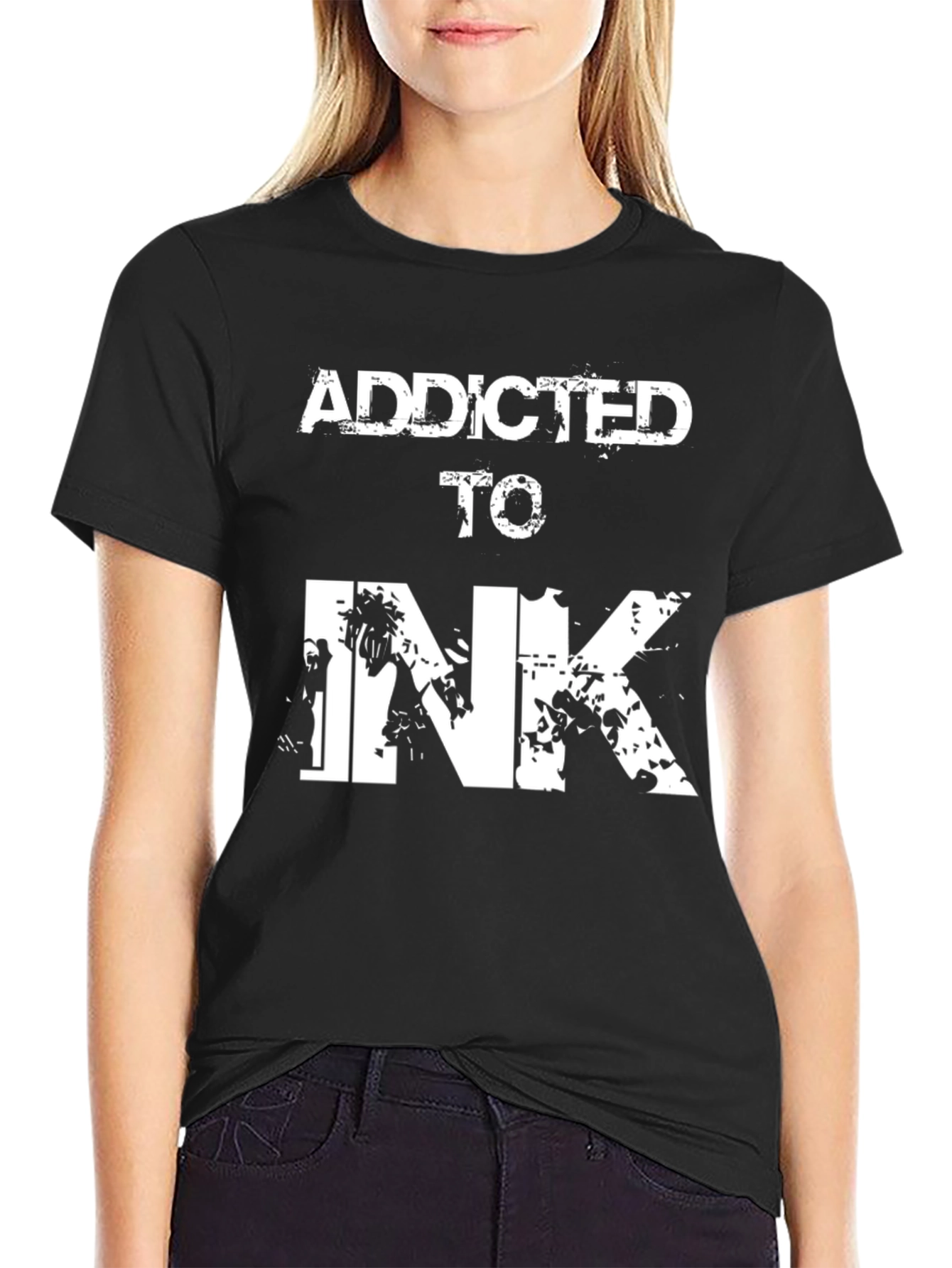 Addicted To Ink - Graphic Tee - Tattoo Lovers Gift