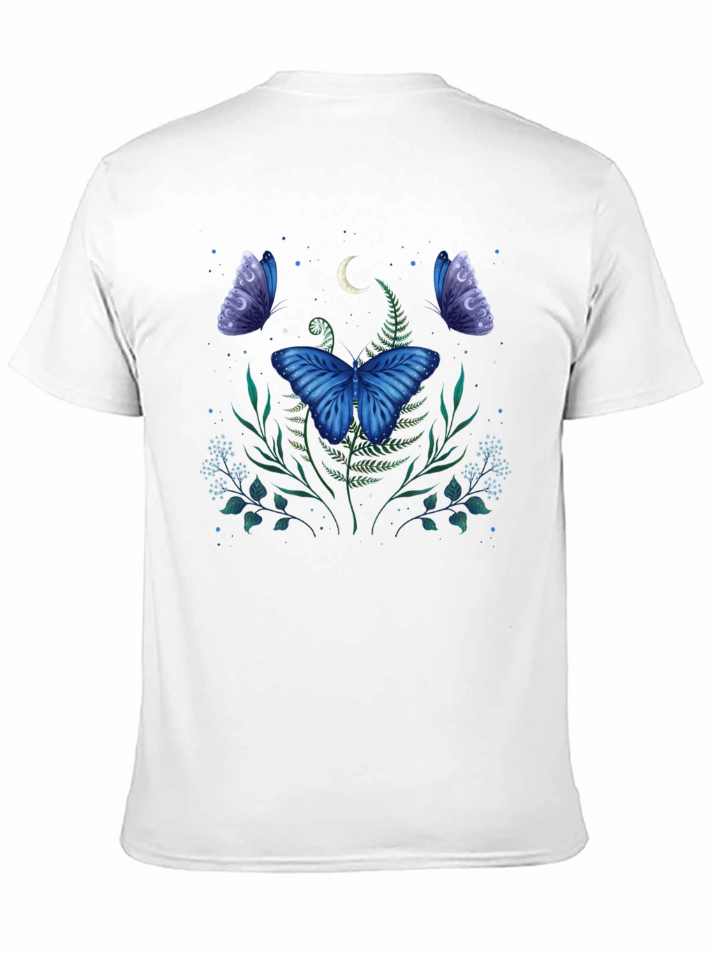 Butterfly Moon Graphic Tee - Black