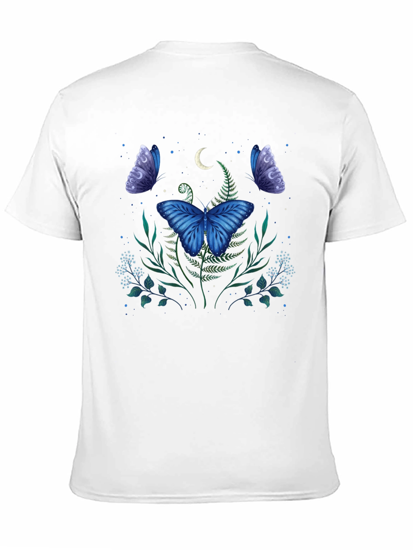 Butterfly Moon Graphic Tee - Black